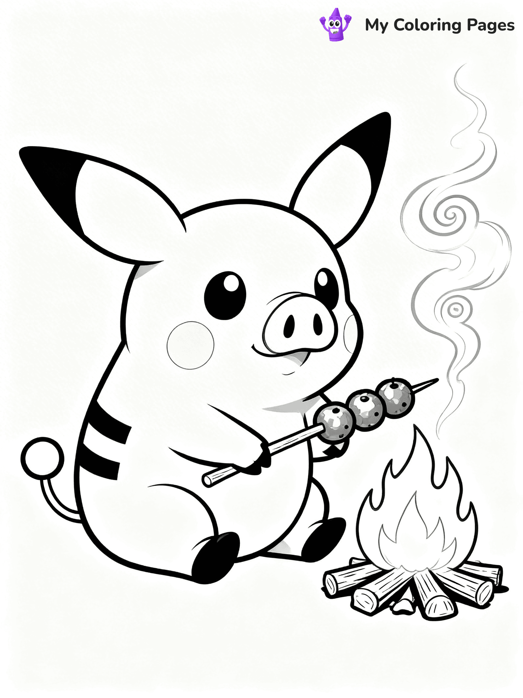 Pokemon Black And White Coloring Pages - 13