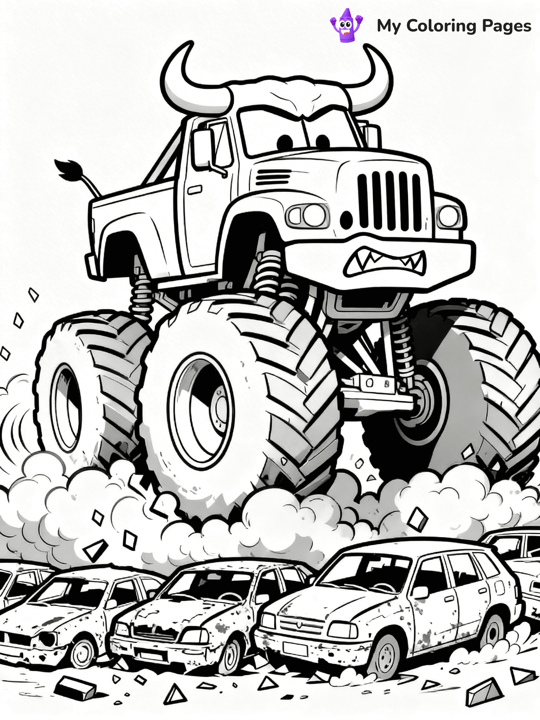 El Toro Loco Coloring Pages - 37