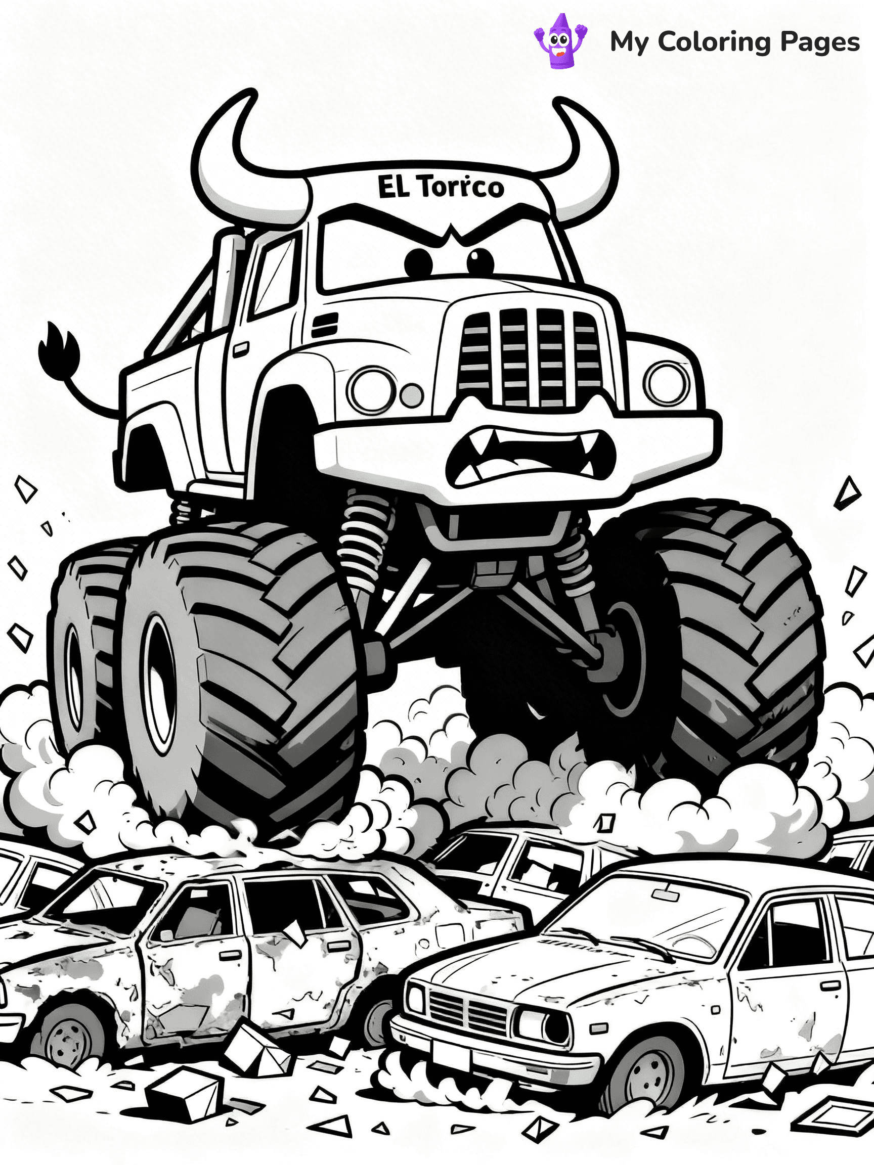 El Toro Loco Coloring Pages - 34