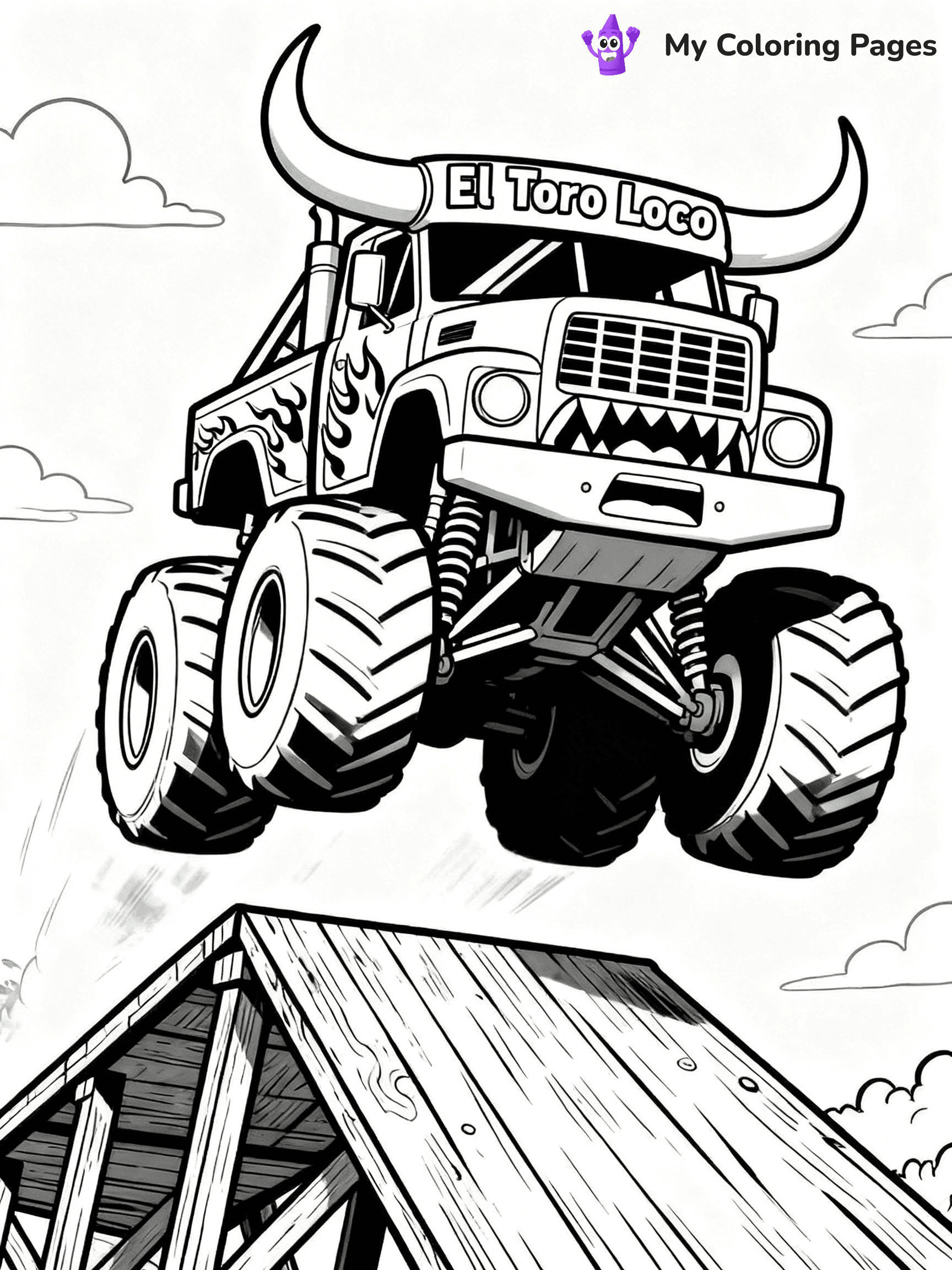El Toro Loco Coloring Pages - 26