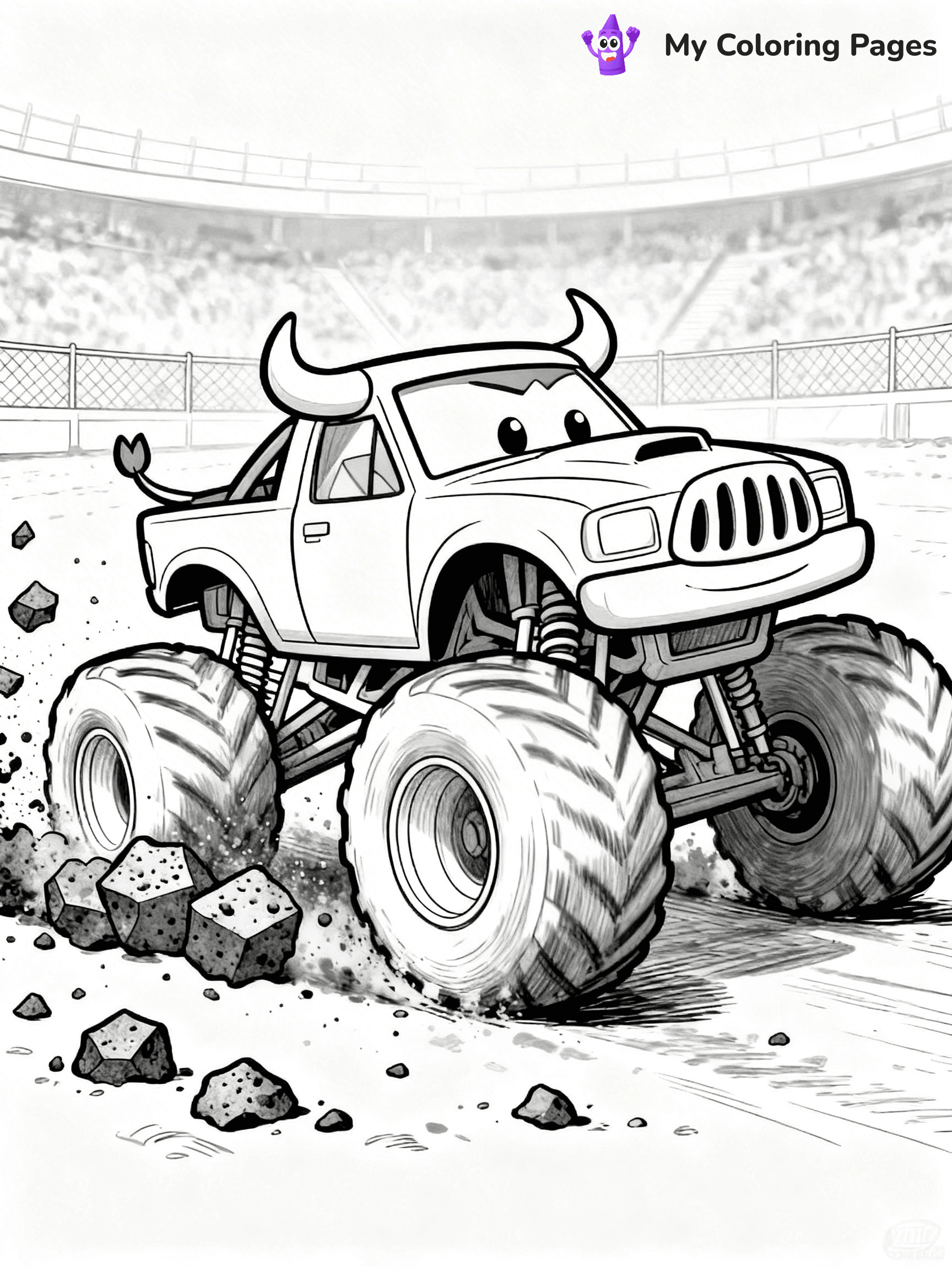 El Toro Loco Coloring Pages - 23