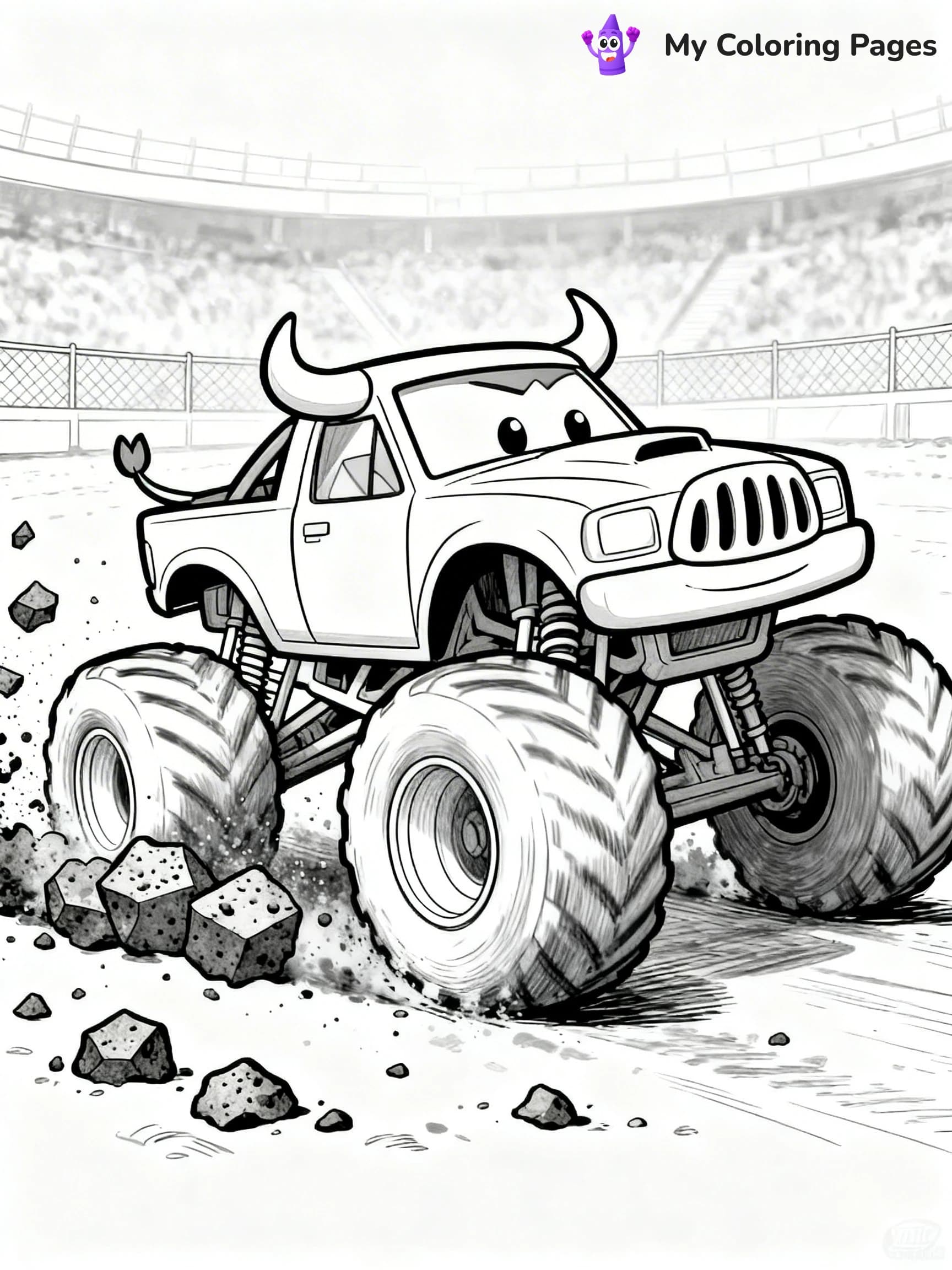 El Toro Loco Coloring Pages - 23