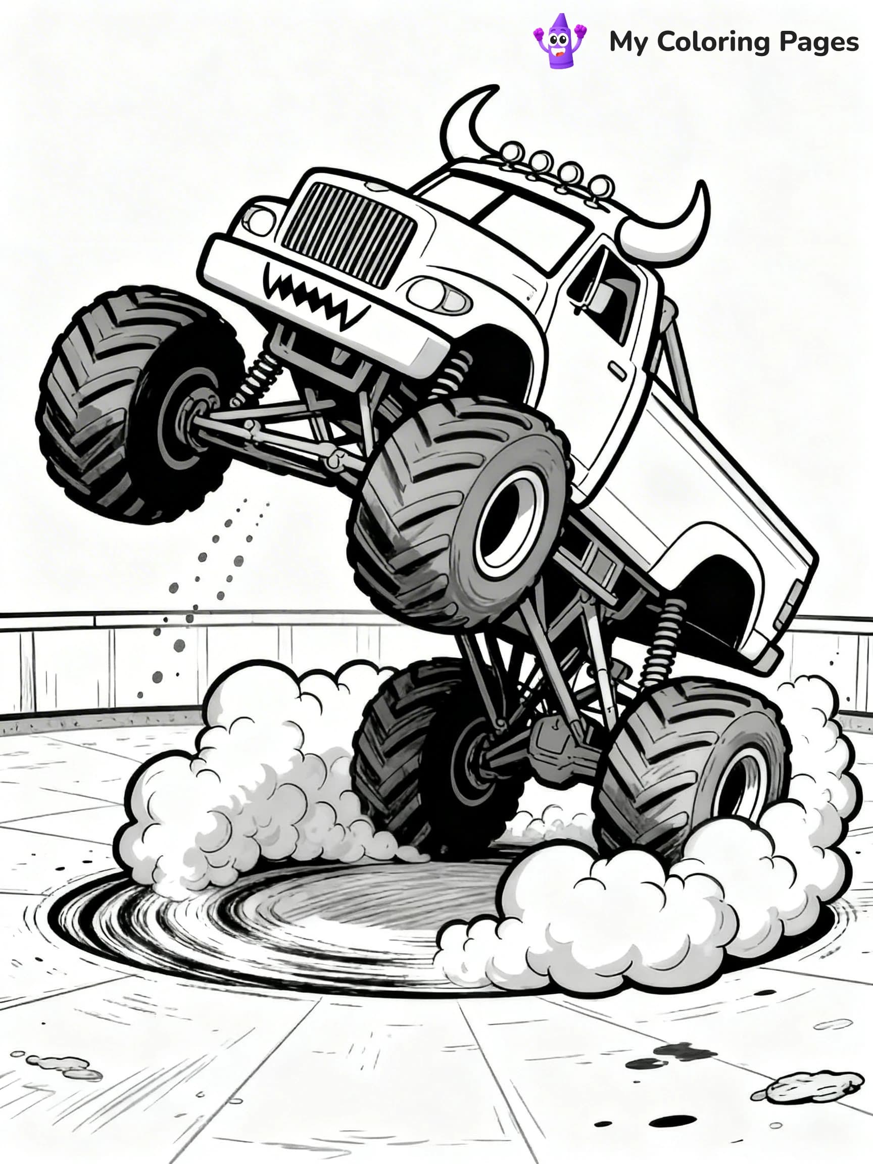 El Toro Loco Coloring Pages - 15