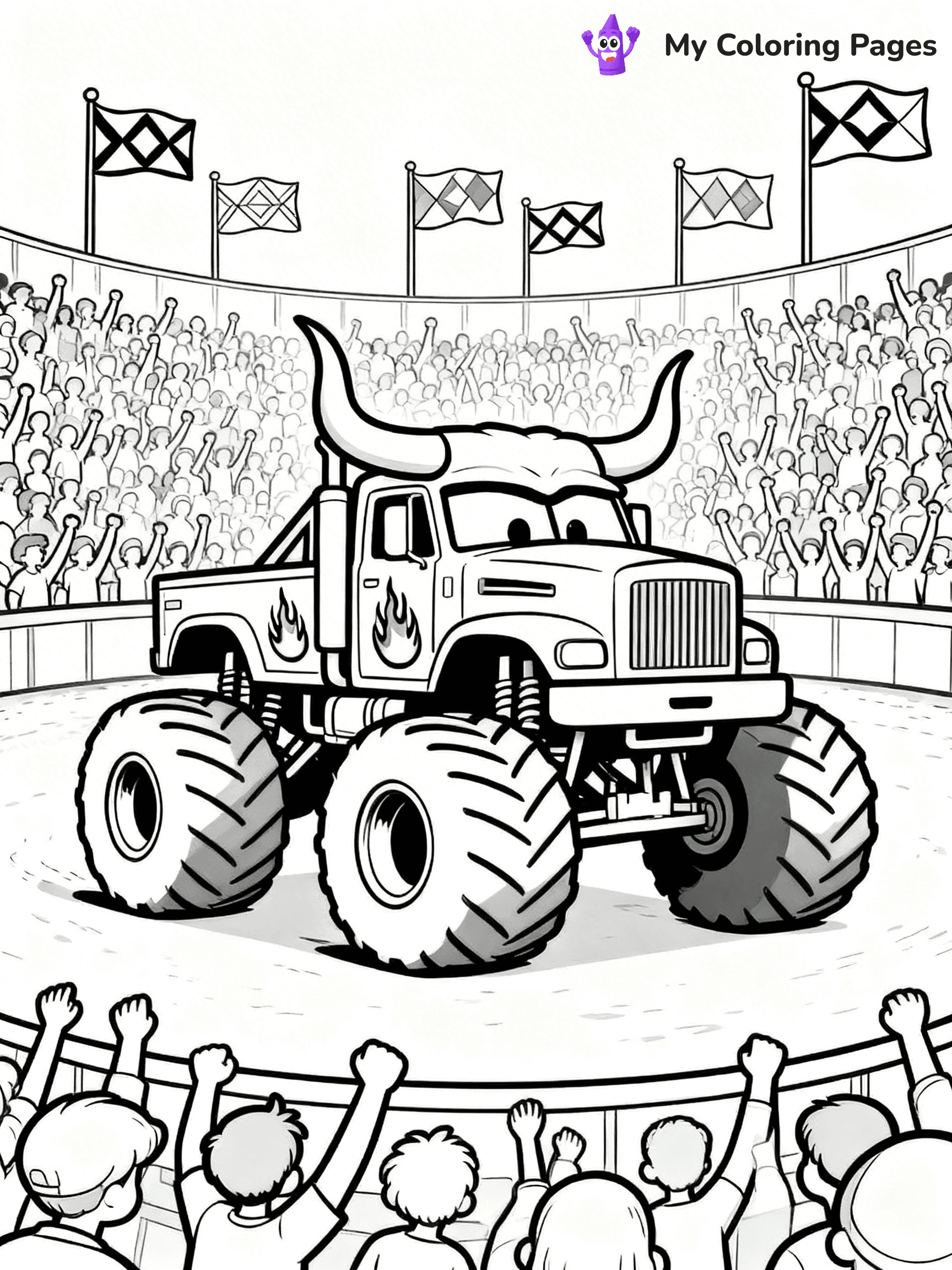 El Toro Loco Coloring Pages - 11