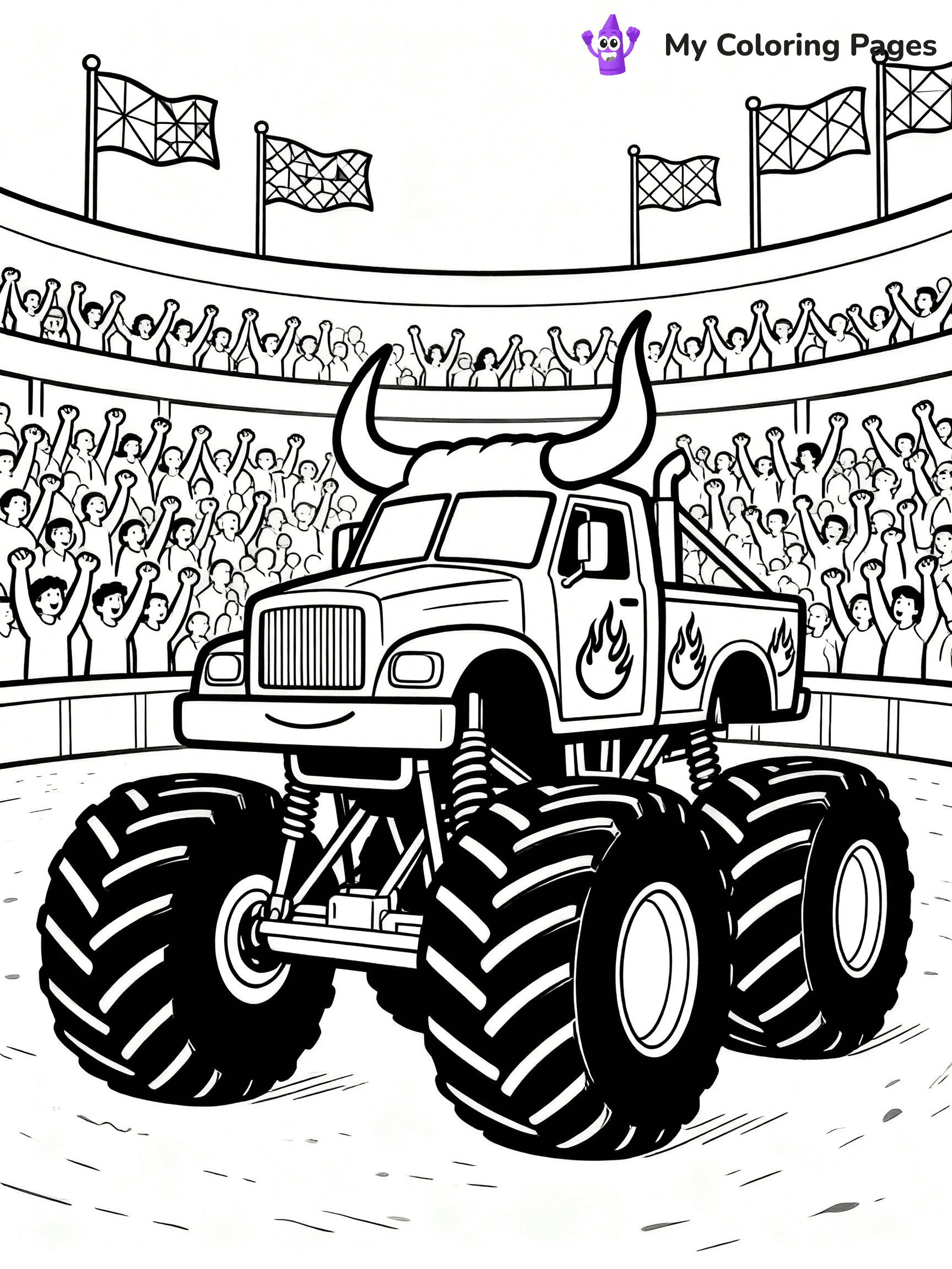 El Toro Loco Coloring Pages - 9