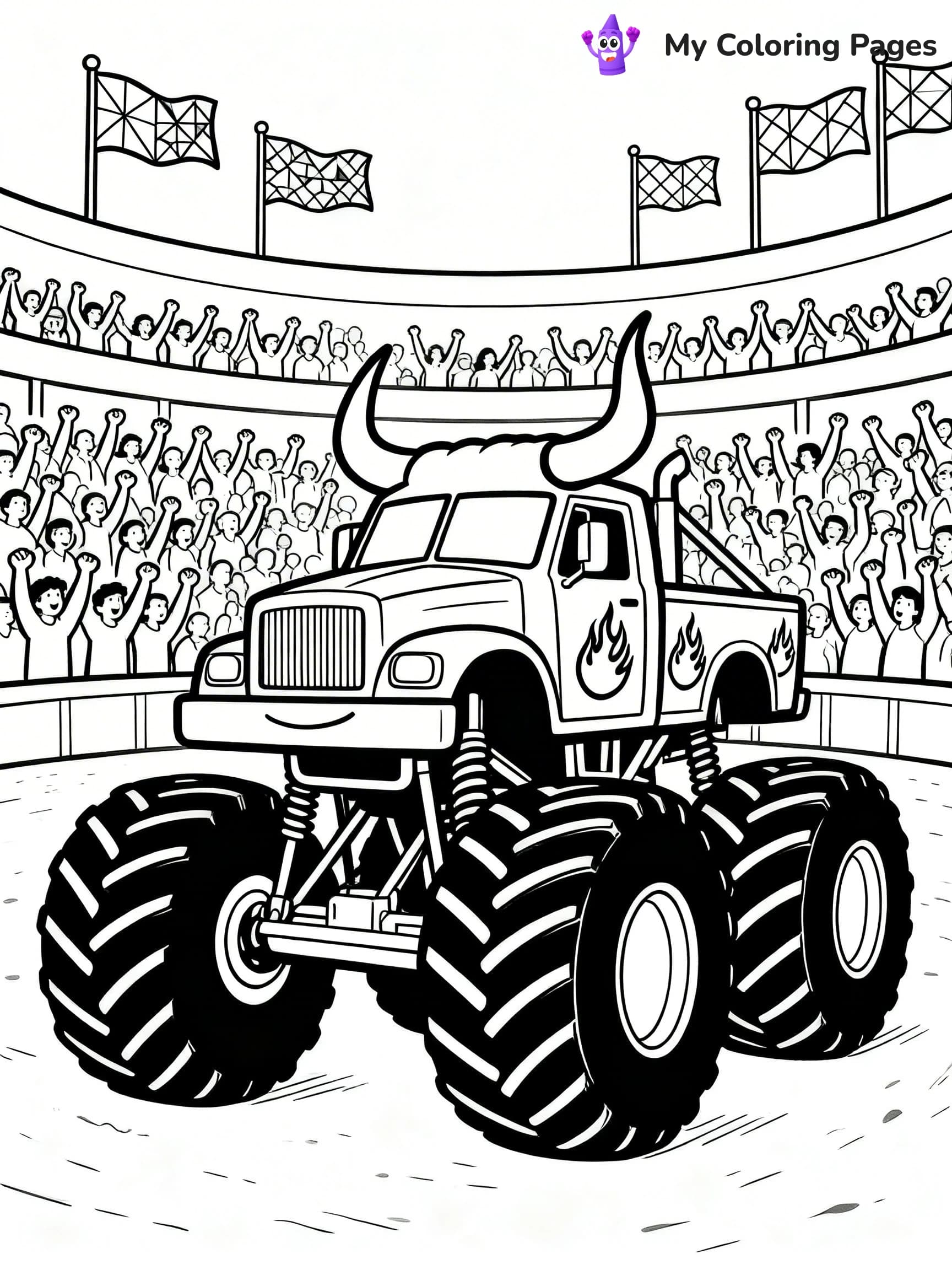 El Toro Loco Coloring Pages - 9
