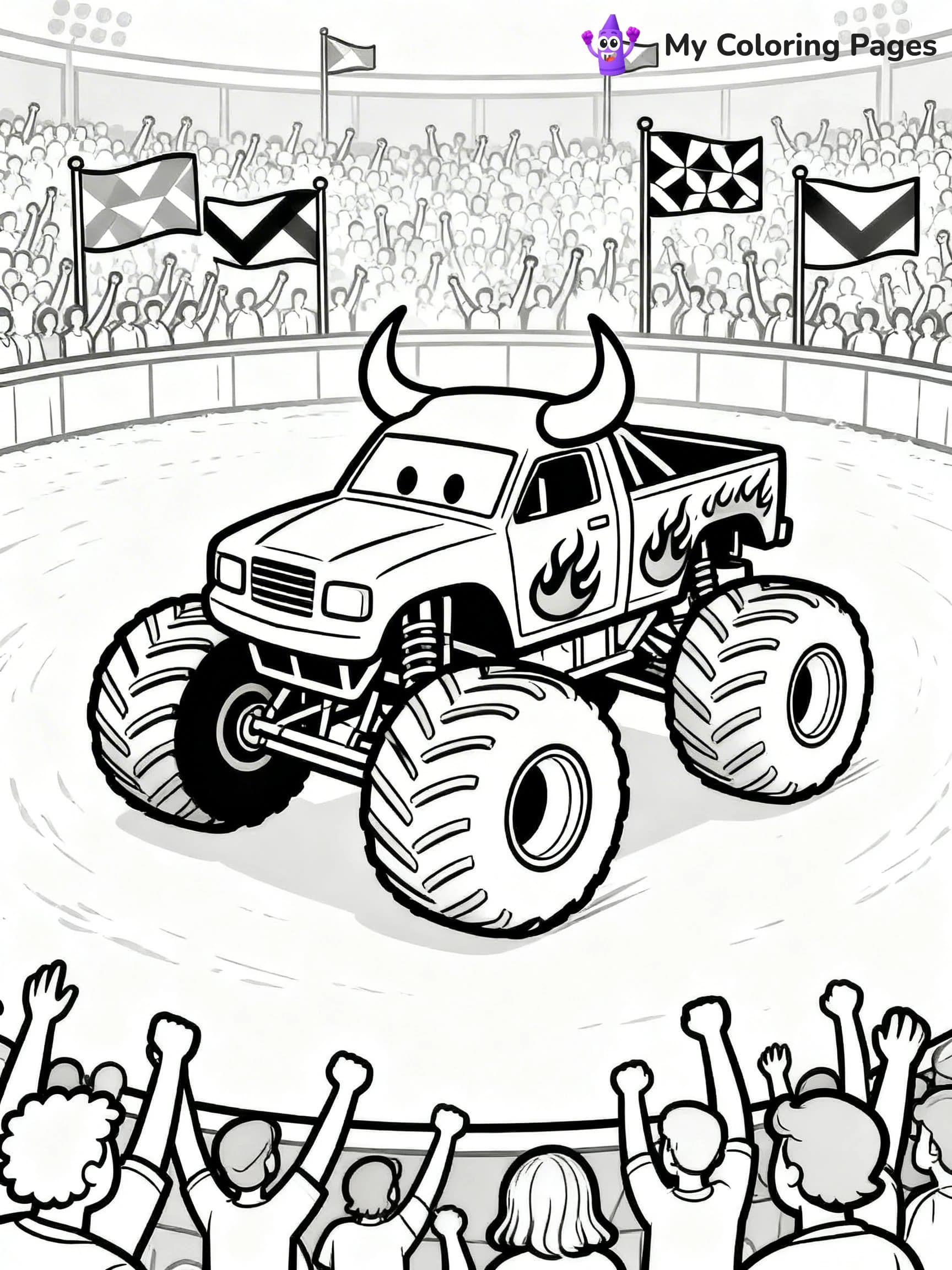 El Toro Loco Coloring Pages - 8