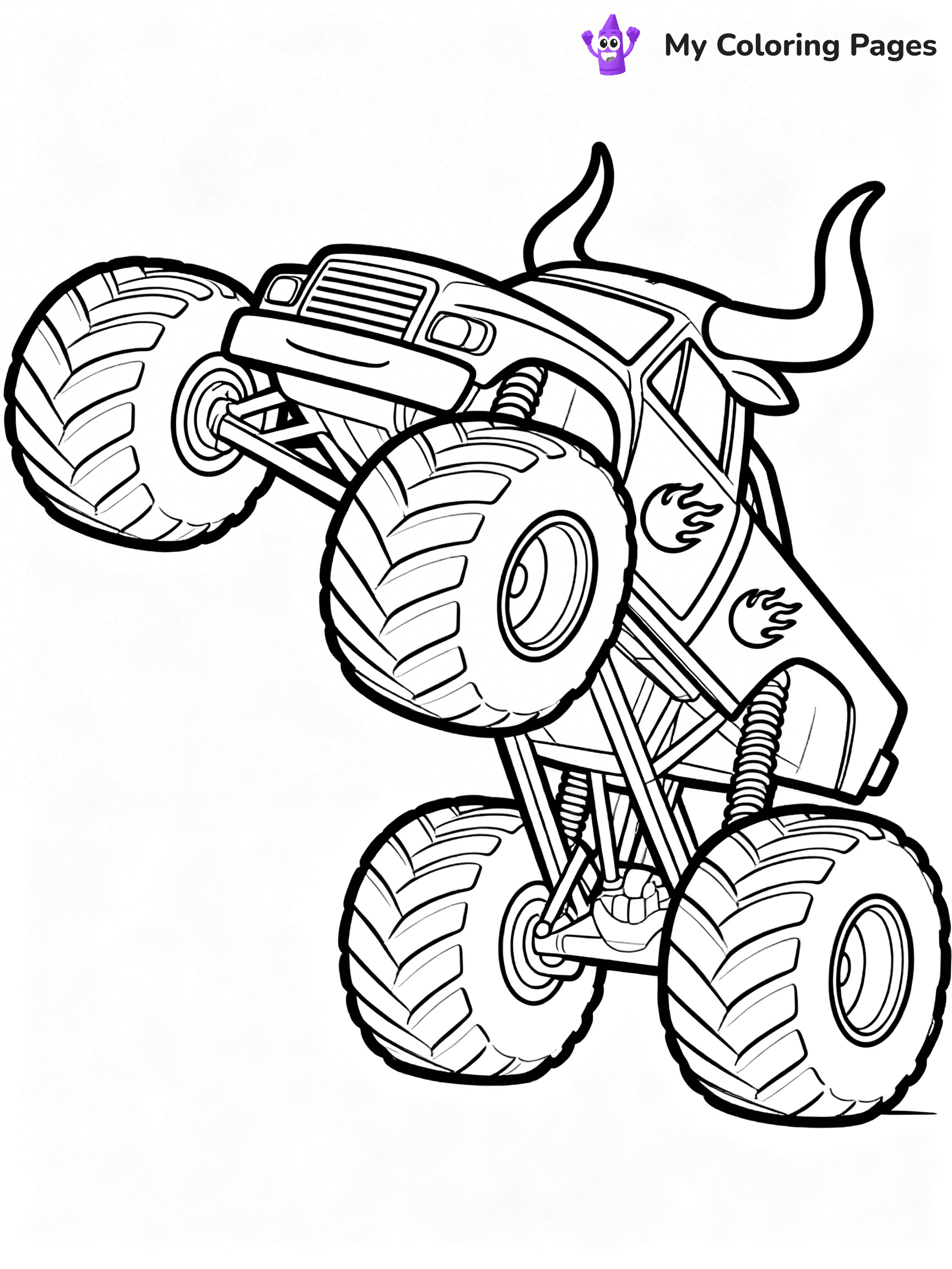 El Toro Loco Coloring Pages - 7