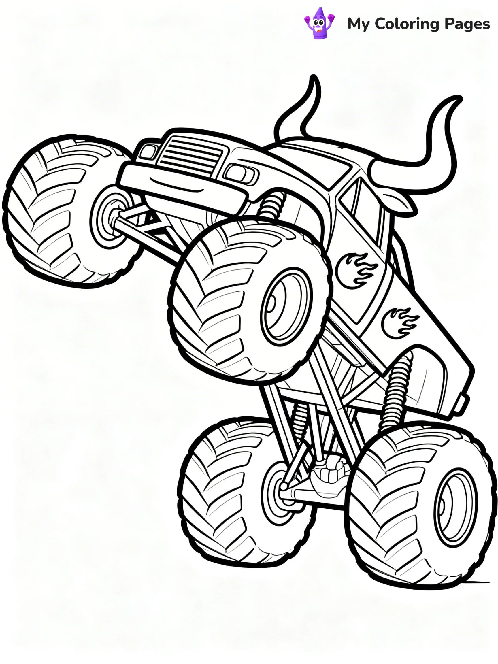 El Toro Loco Coloring Pages - 7