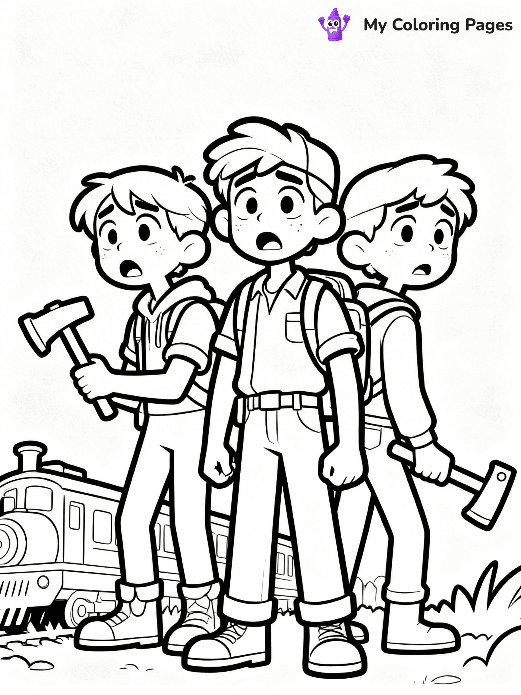 Choo Choo Charles Coloring Pages - 10