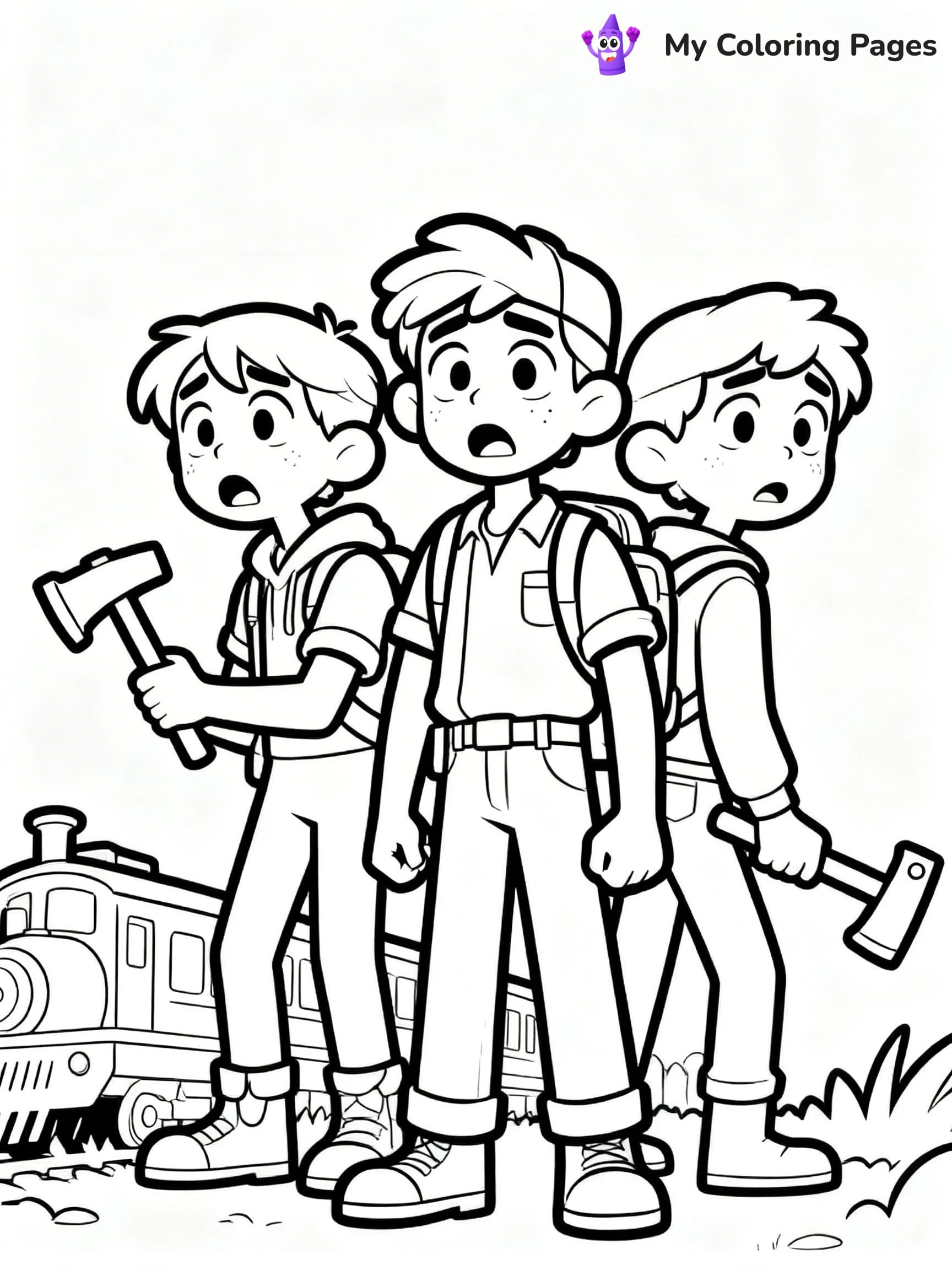 Choo Choo Charles Coloring Pages - 10