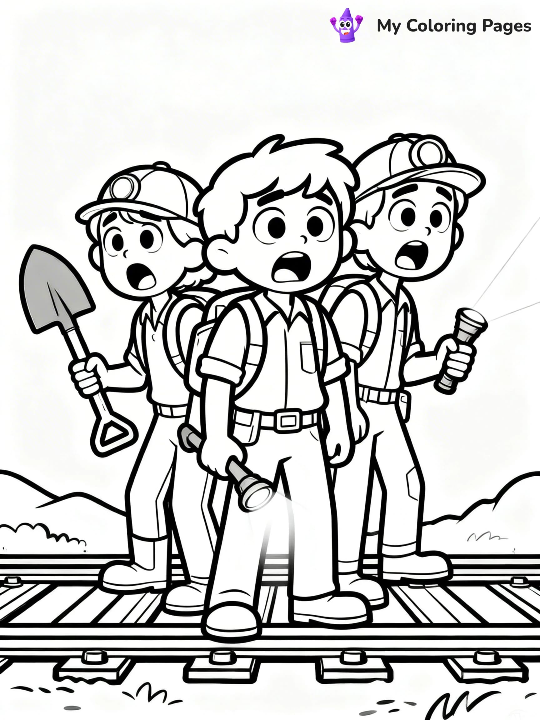 Choo Choo Charles Coloring Pages - 7