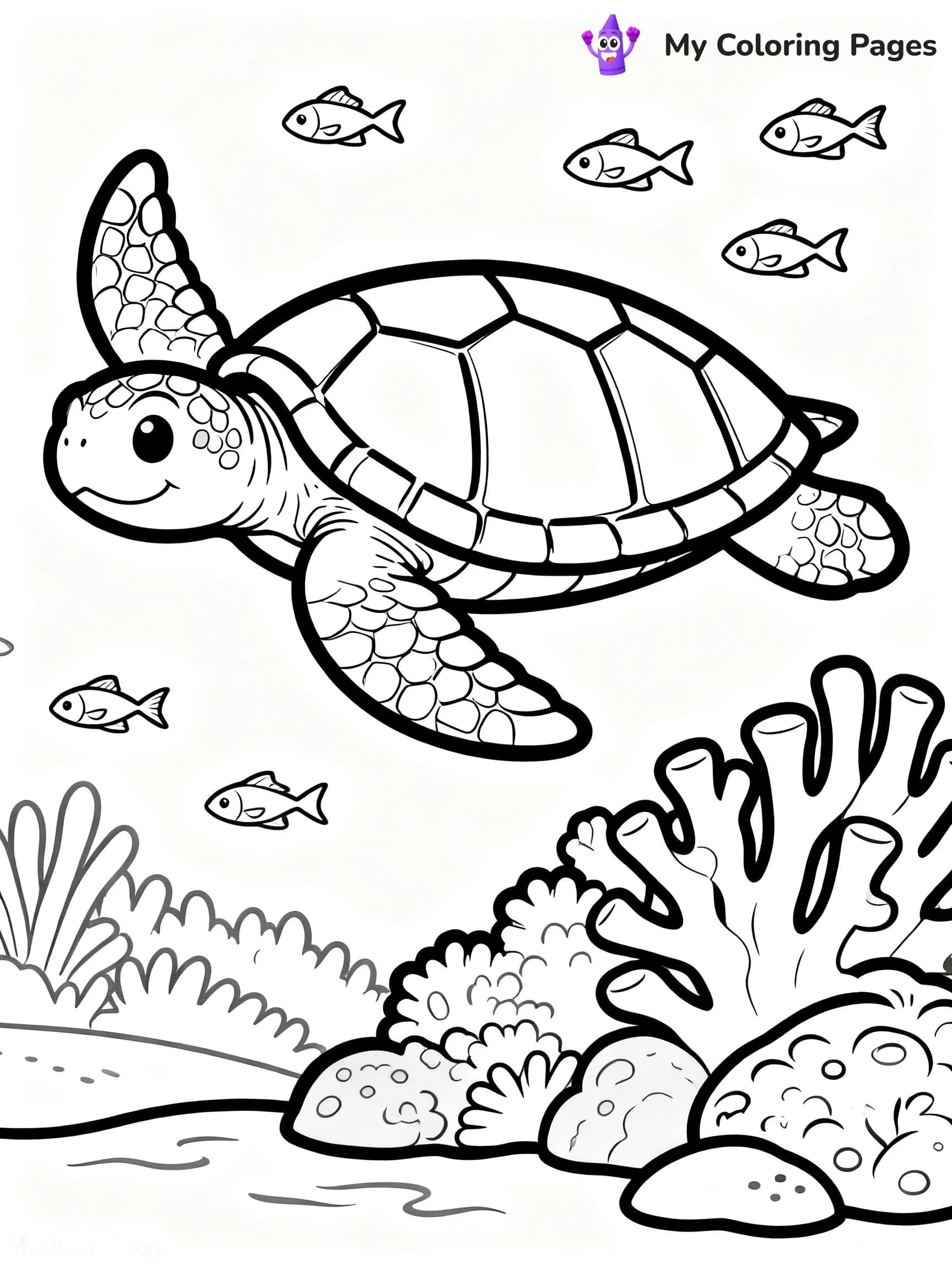 Coral Reef Coloring Pages - 5