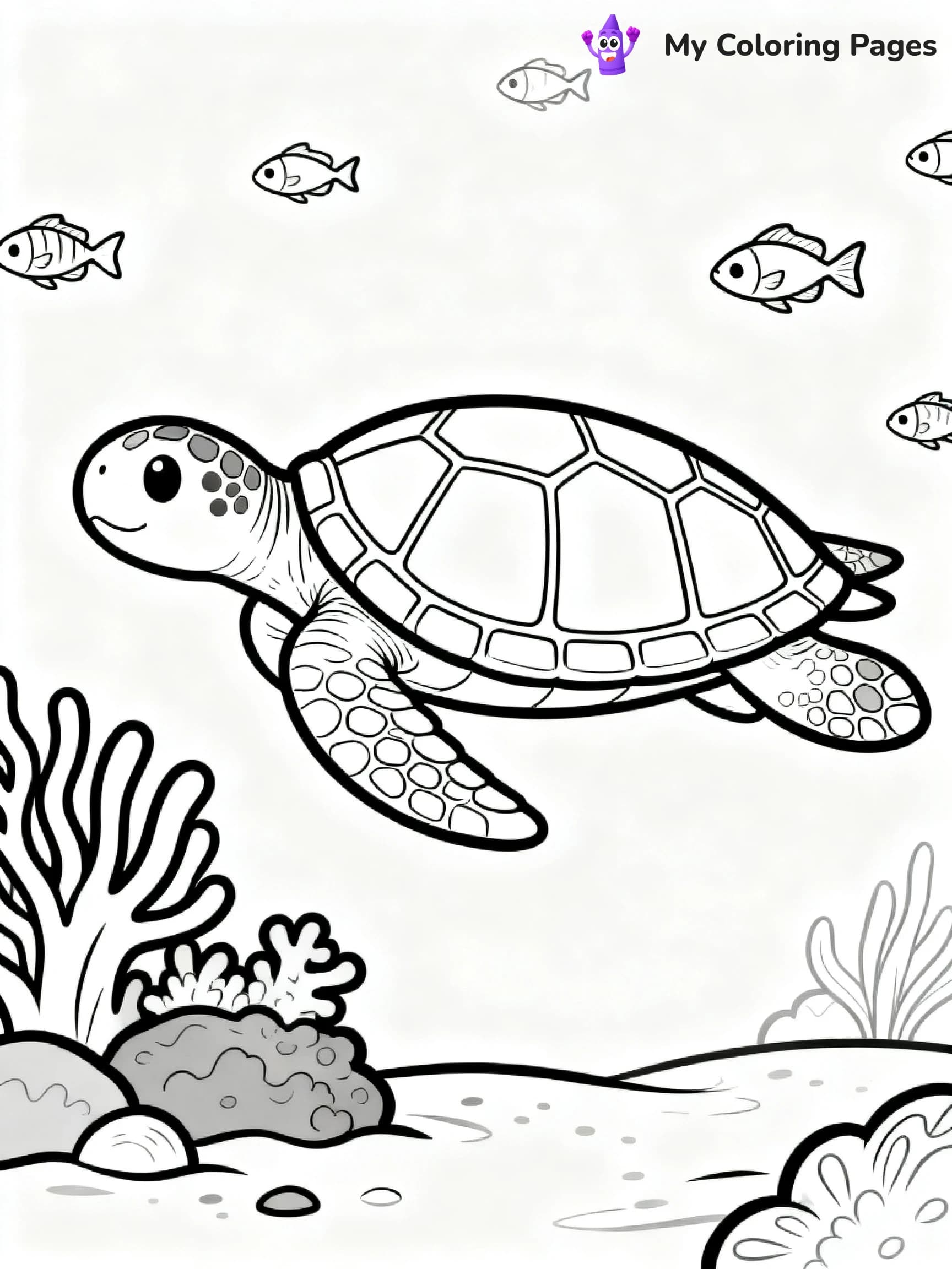 Coral Reef Coloring Pages - 4