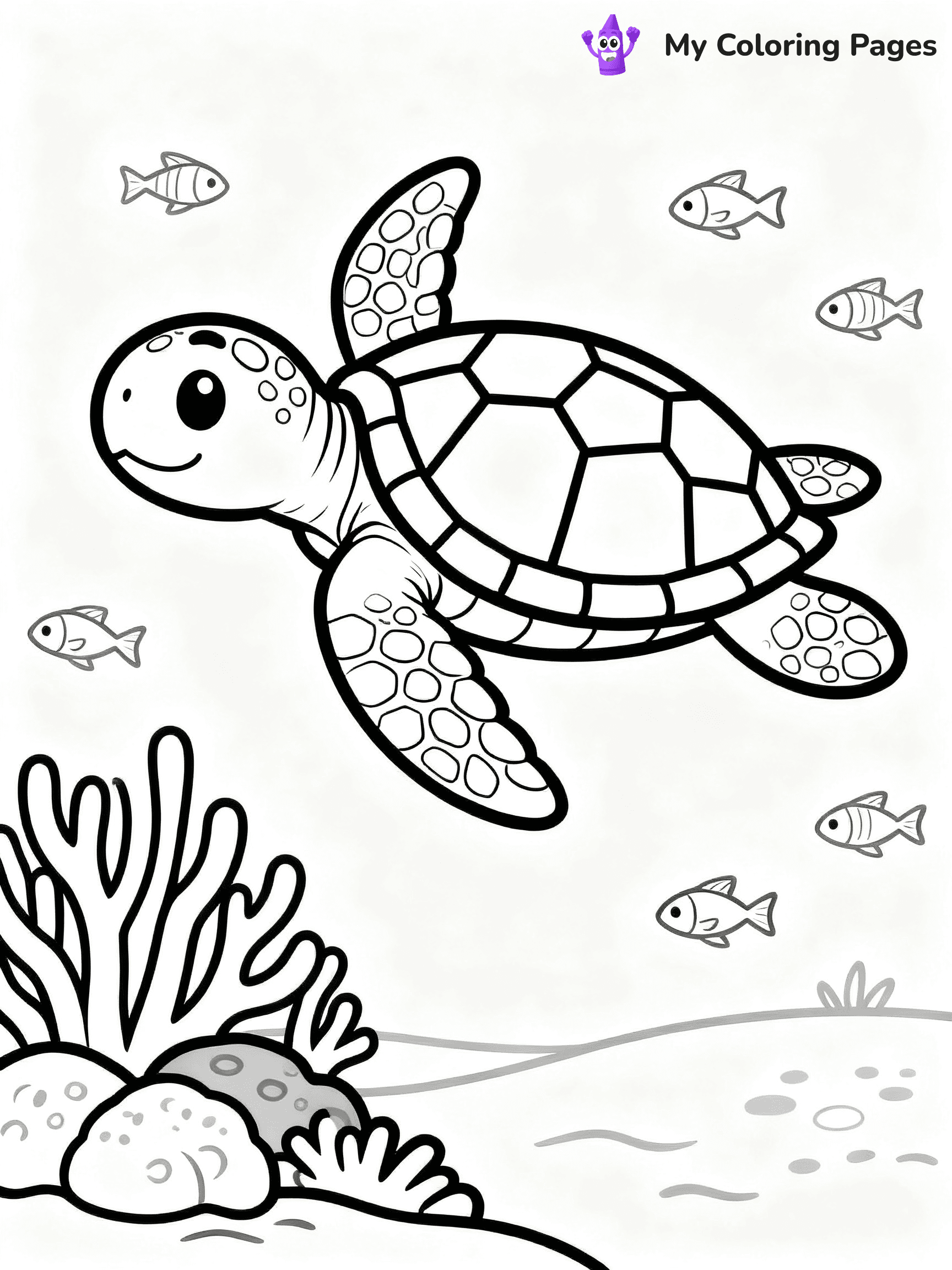 Coral Reef Coloring Pages - 3