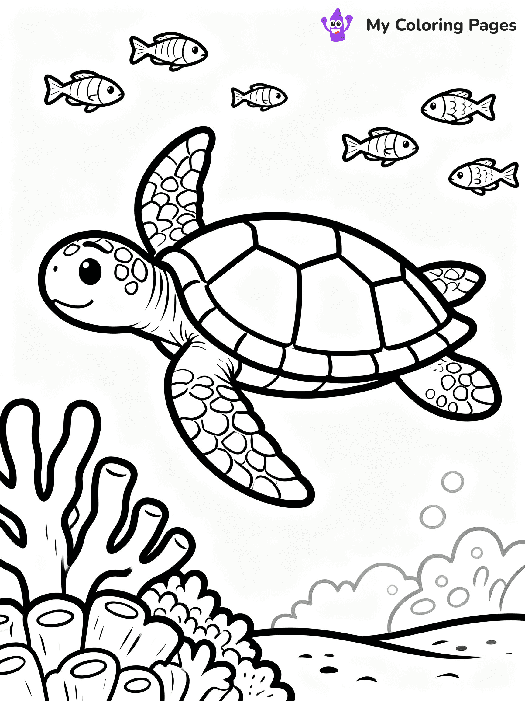 Coral Reef Coloring Pages - 2