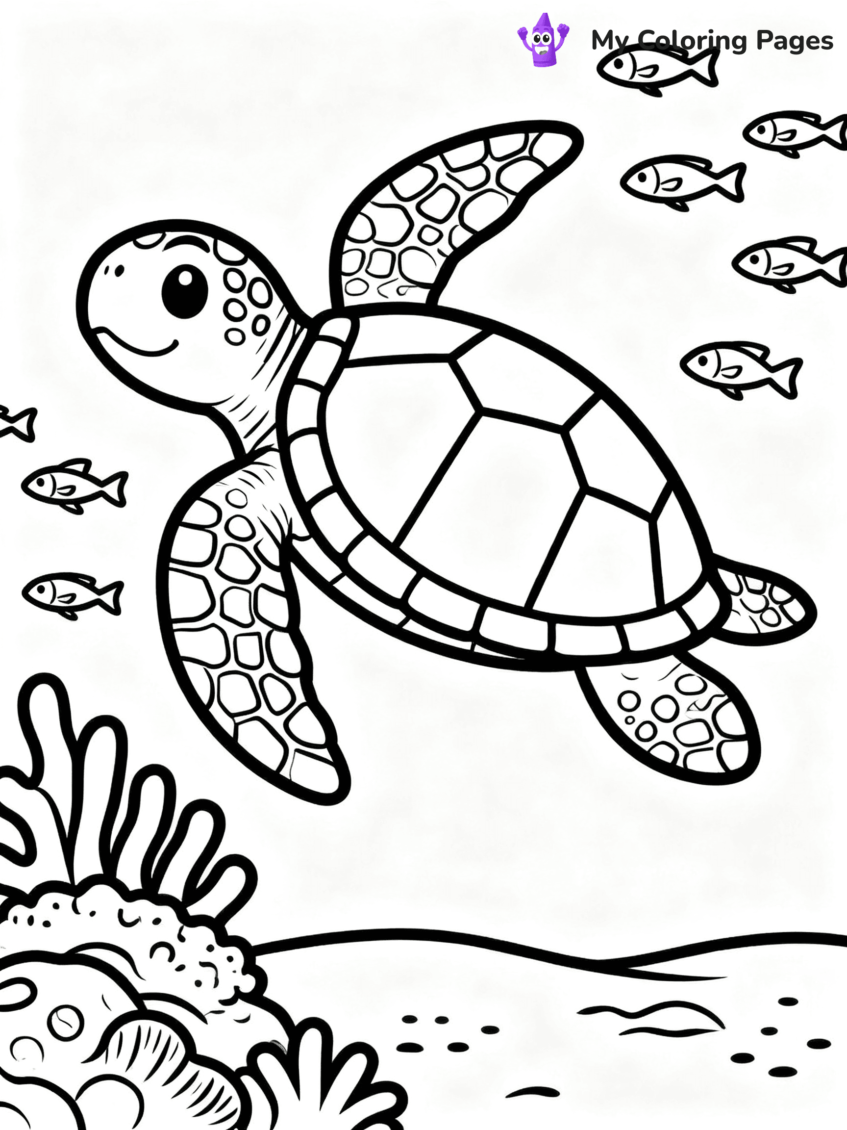 Coral Reef Coloring Pages - 1