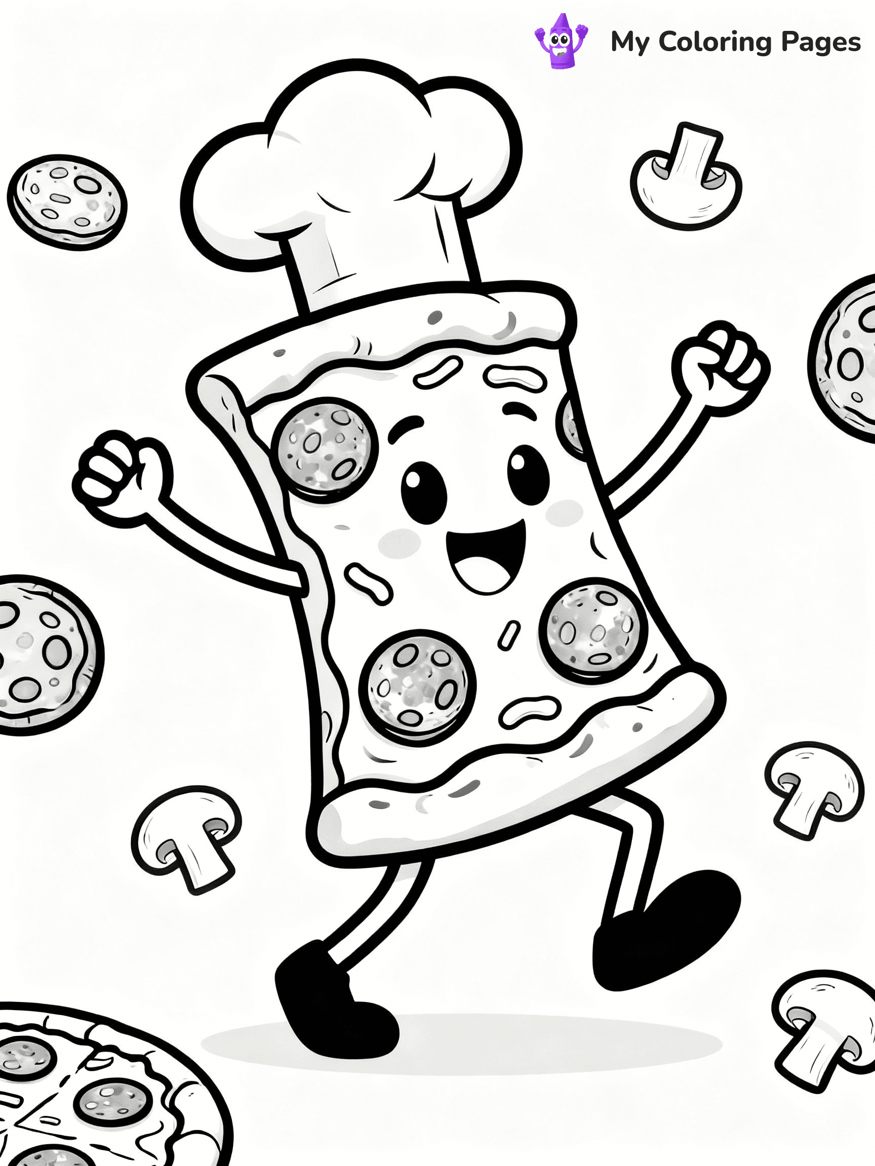 Pizza Coloring Pages - 37