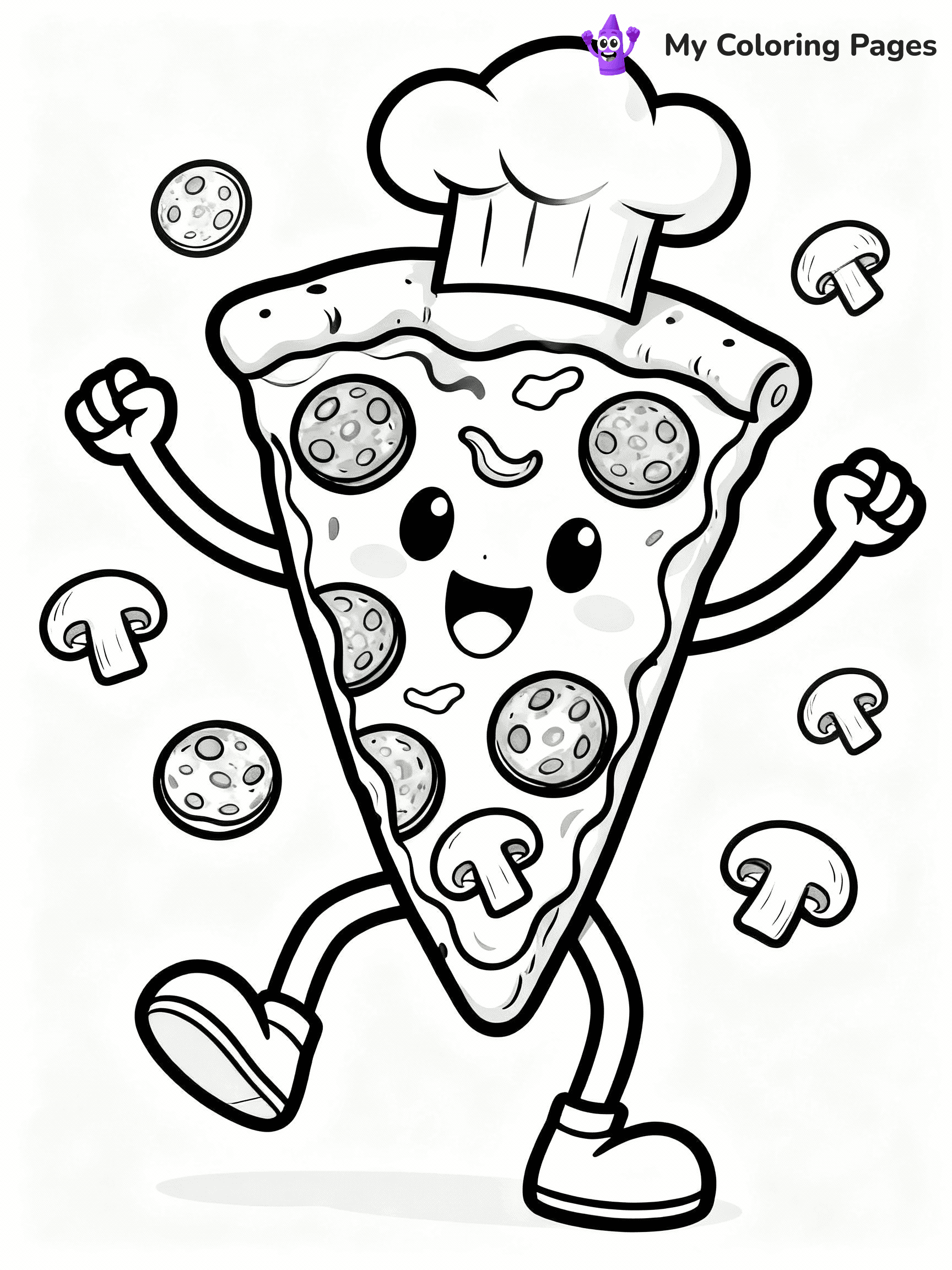 Pizza Coloring Pages - 32