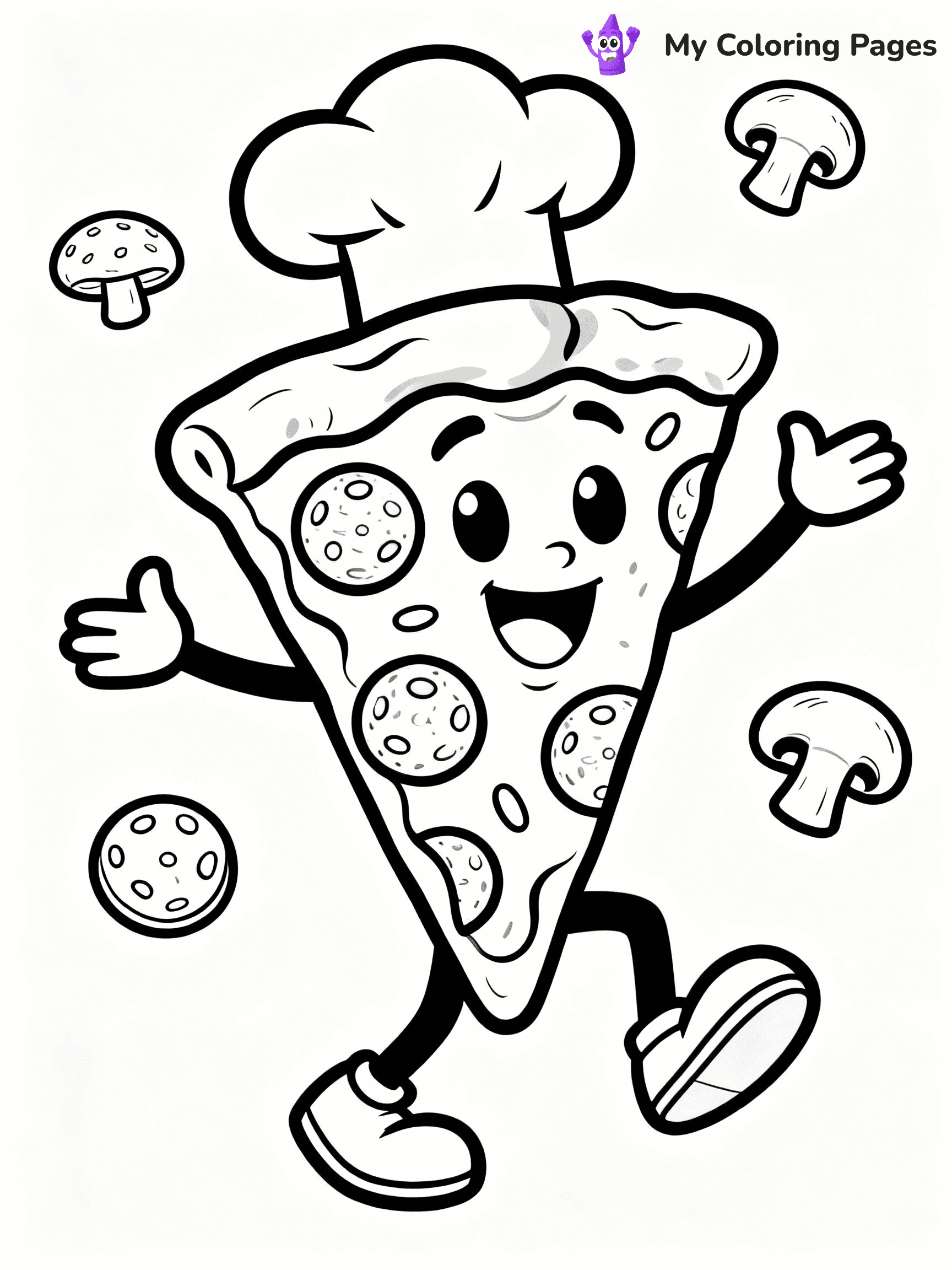 Pizza Coloring Pages - 31