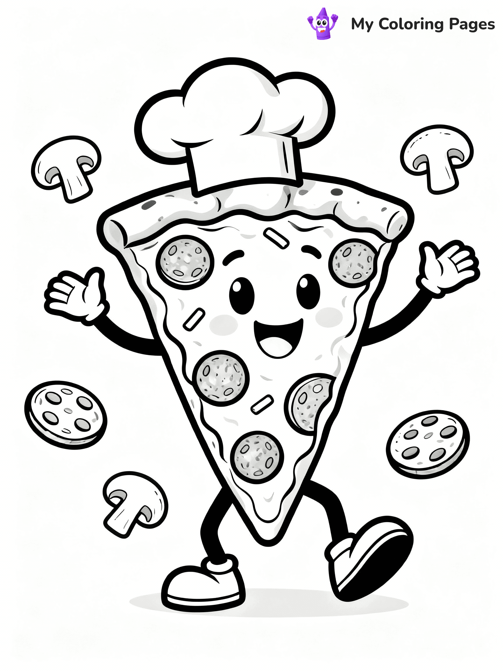 Pizza Coloring Pages - 29