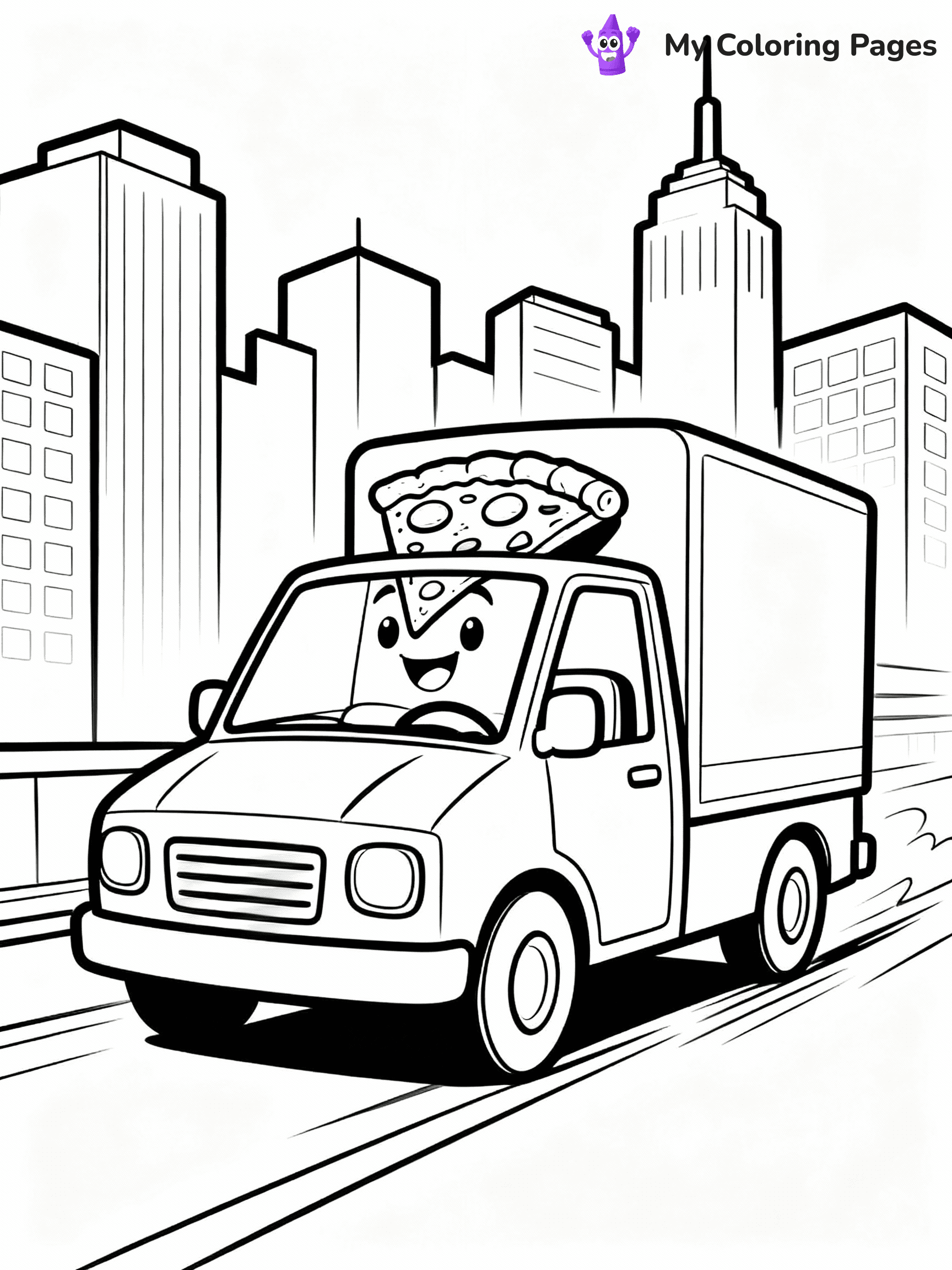 Pizza Coloring Pages - 27