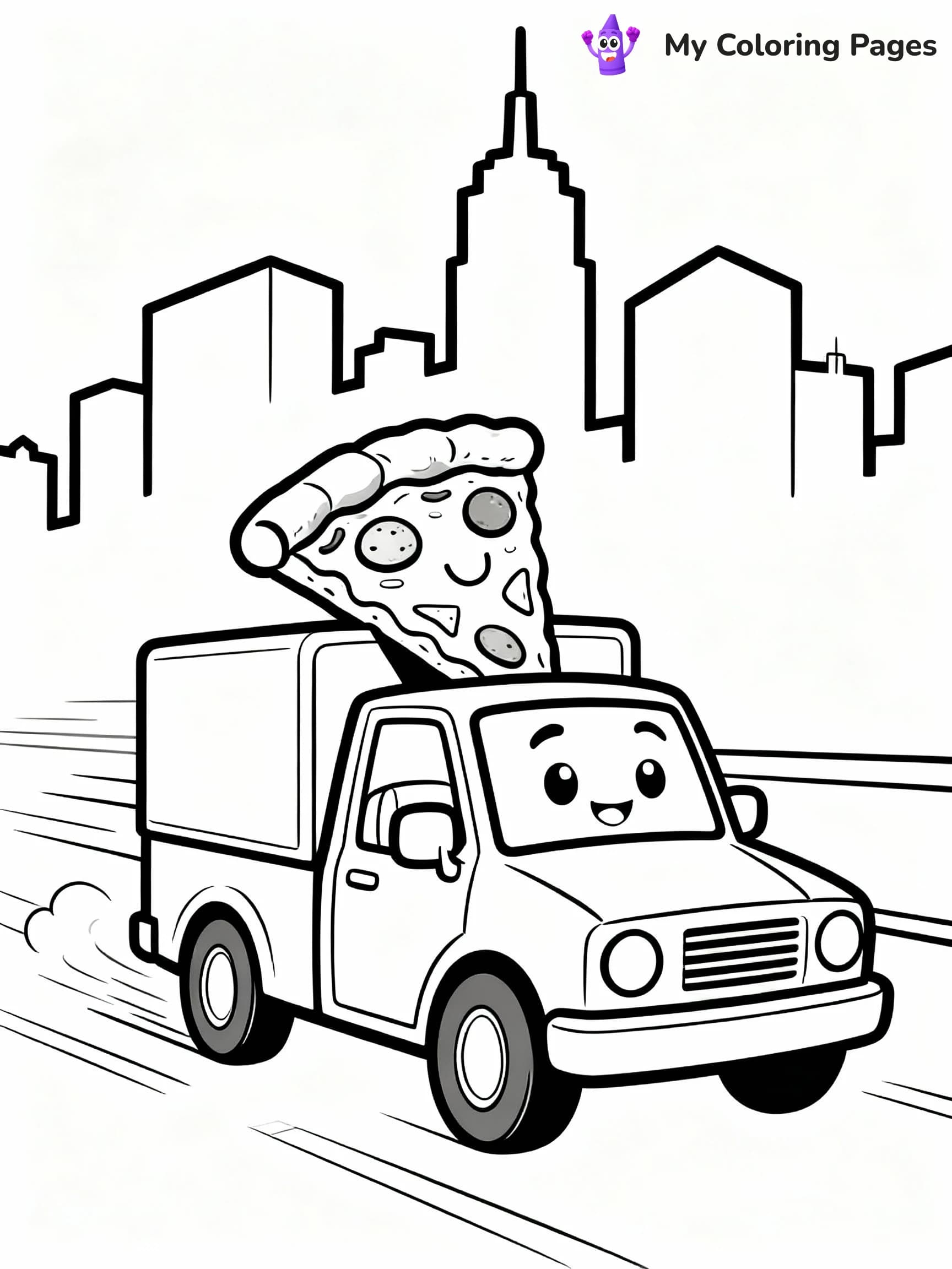 Pizza Coloring Pages - 20