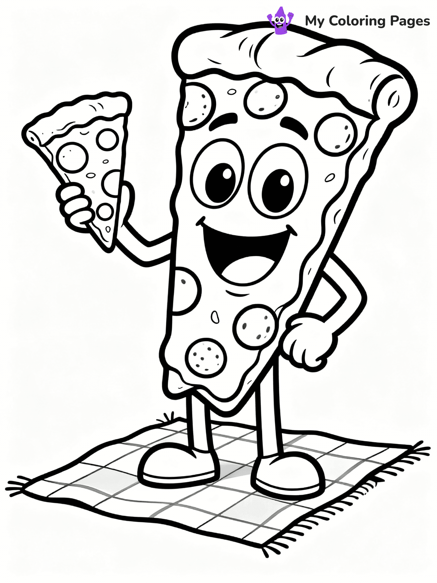 Pizza Coloring Pages - 16