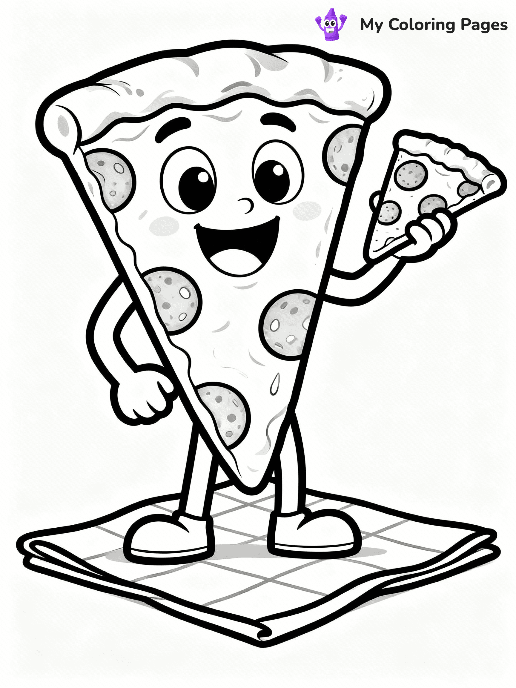 Pizza Coloring Pages - 15