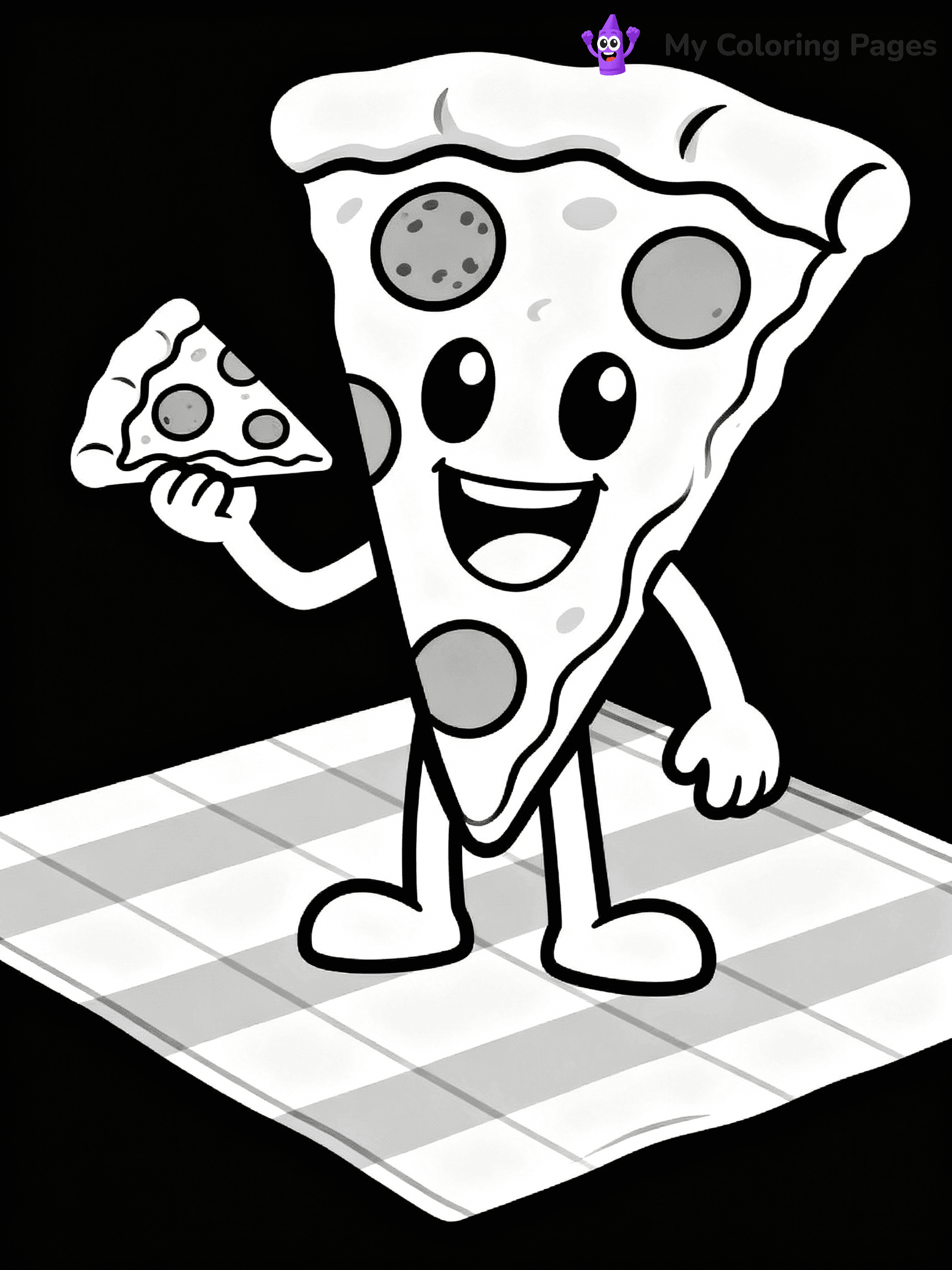 Pizza Coloring Pages - 13