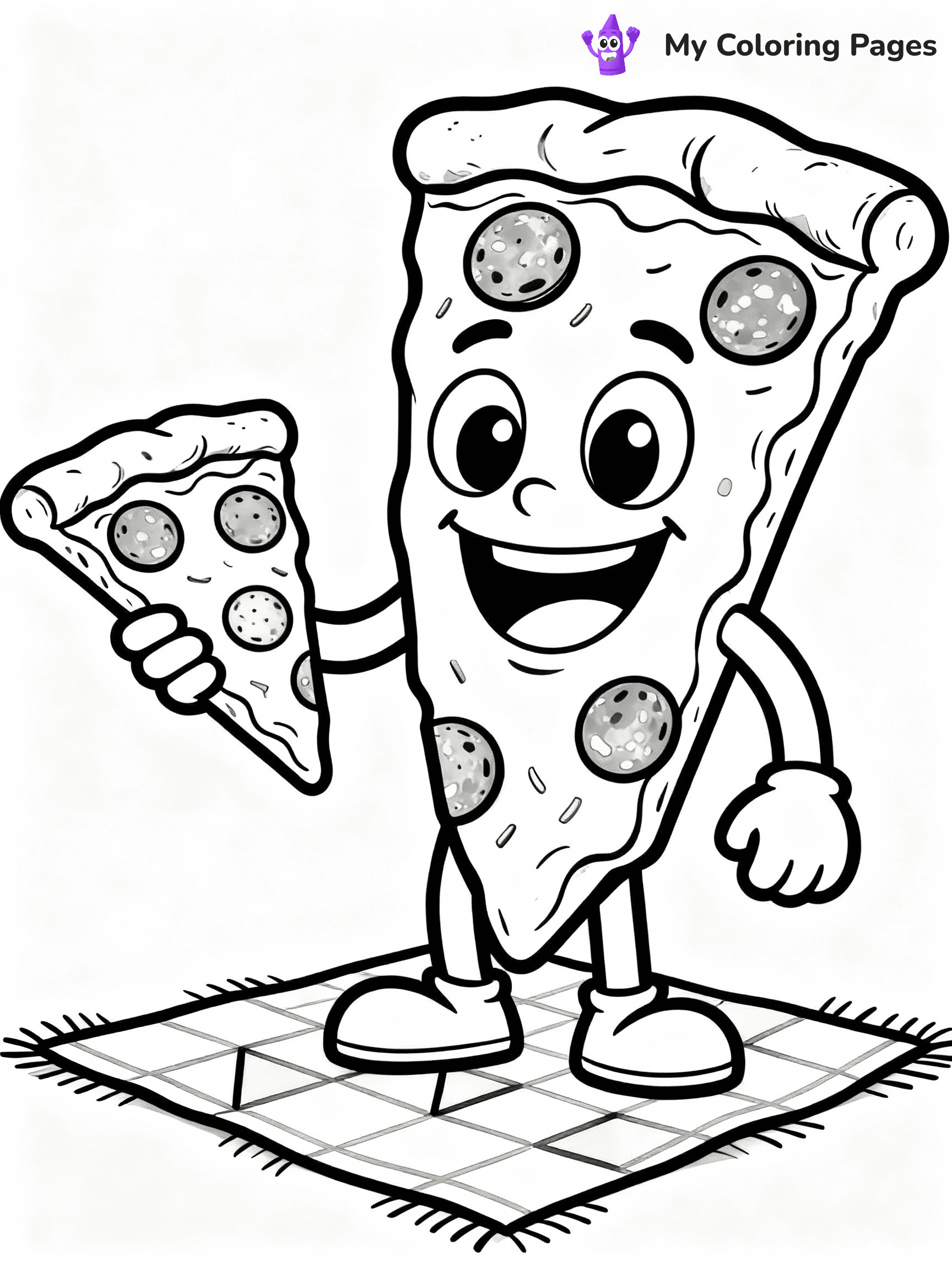 Pizza Coloring Pages - 11