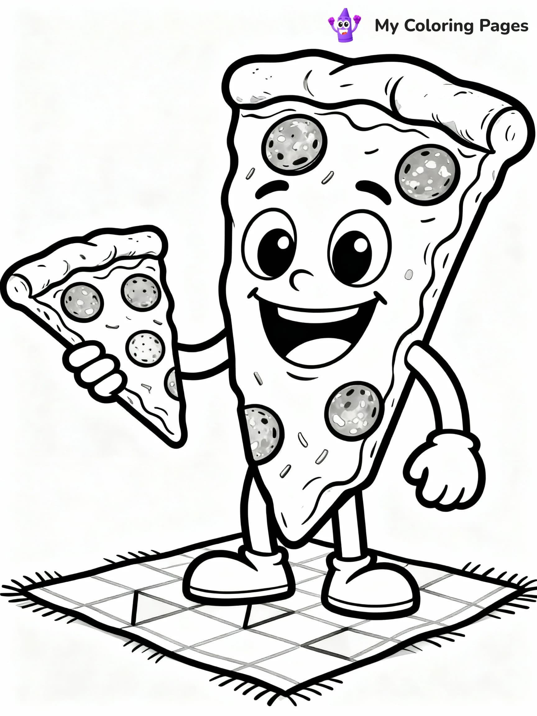 Pizza Coloring Pages - 11