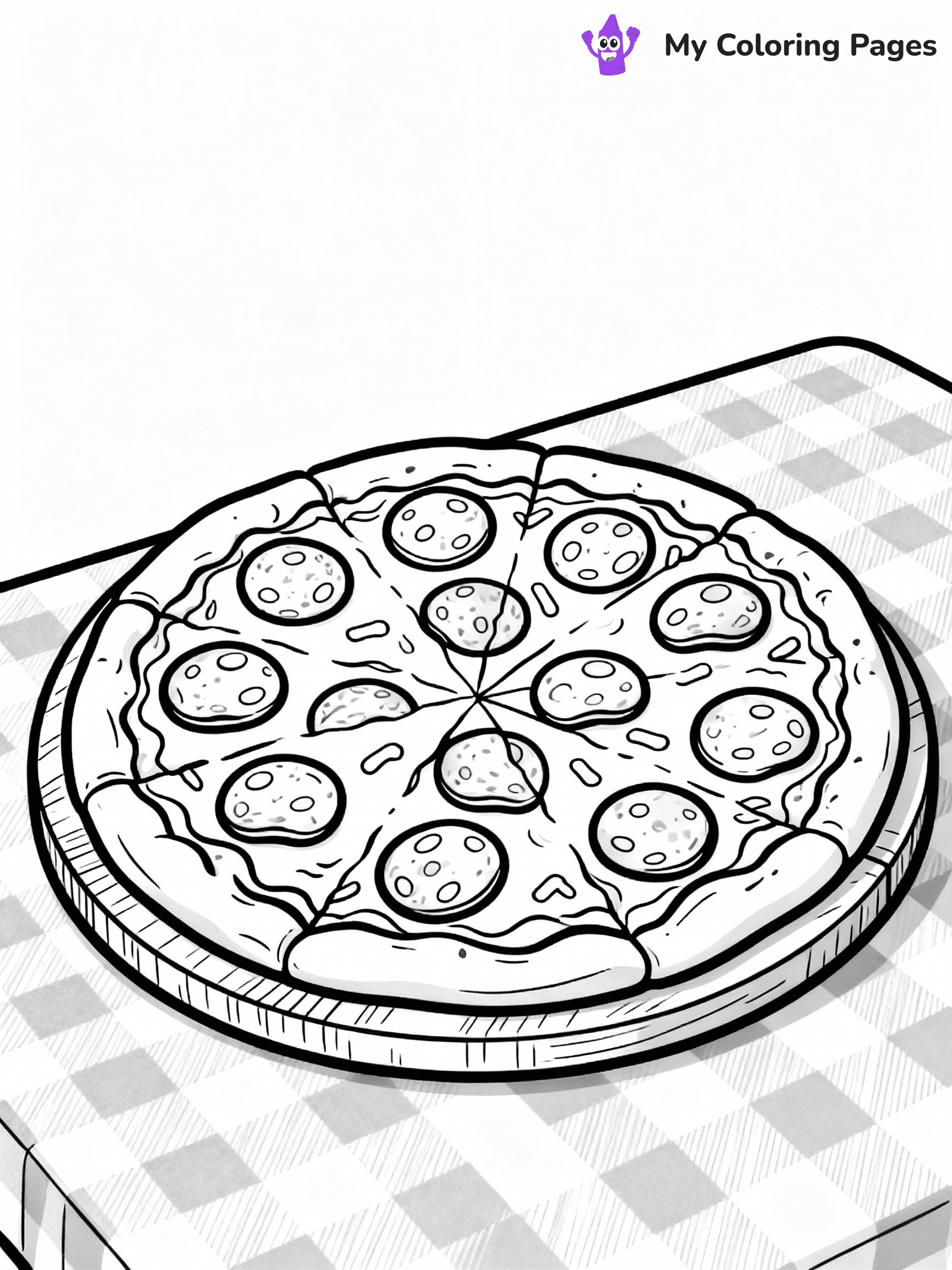 Pizza Coloring Pages - 10