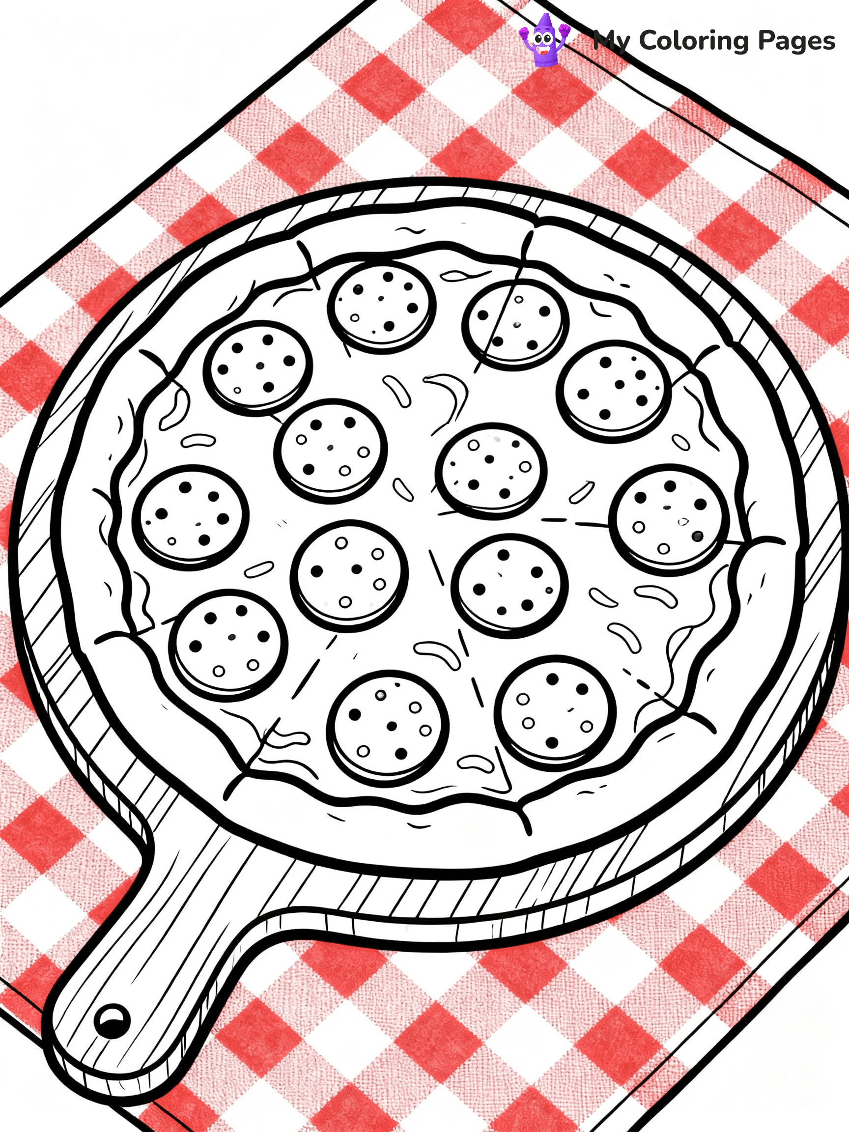 Pizza Coloring Pages - 8