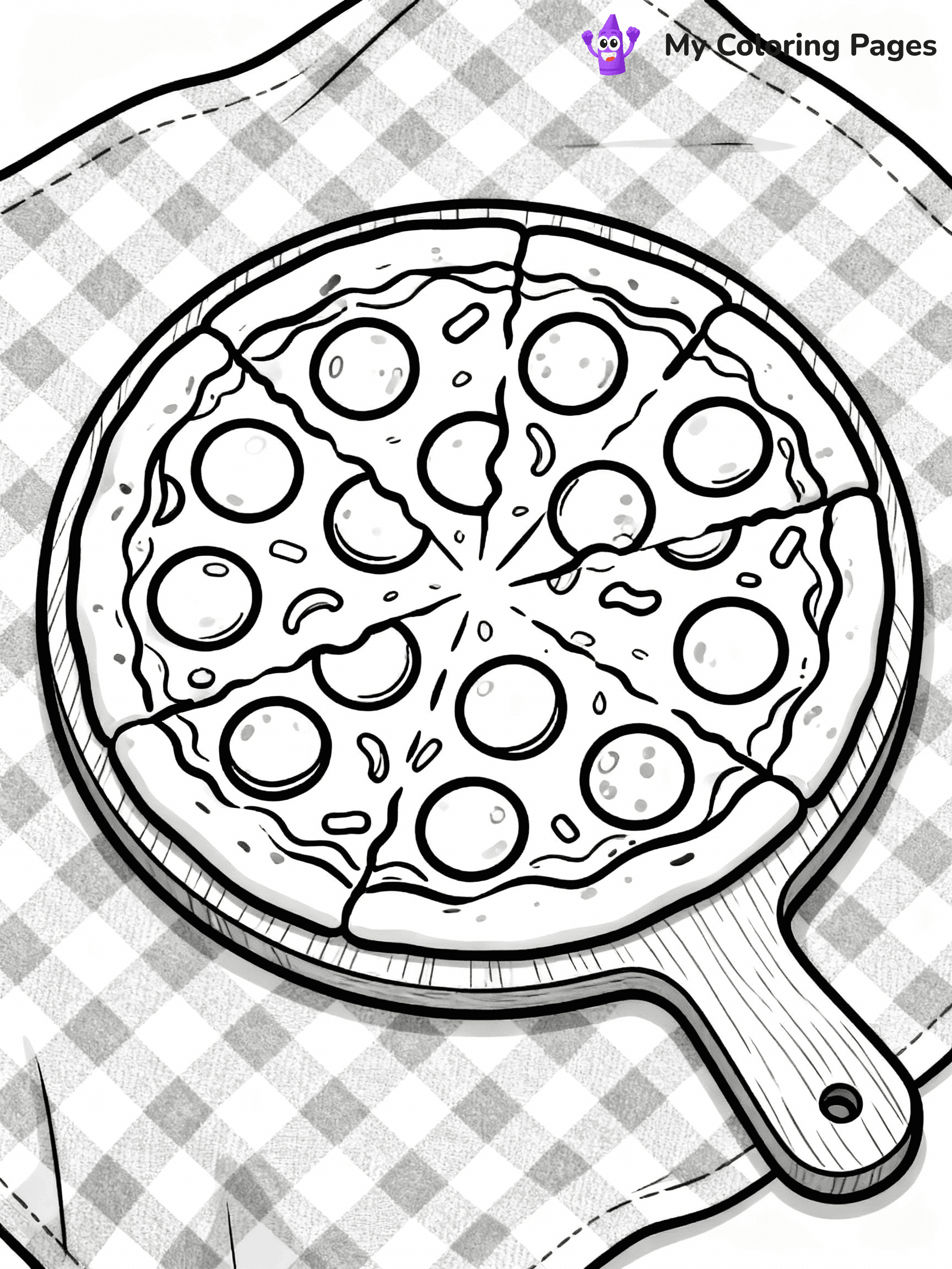 Pizza Coloring Pages - 7