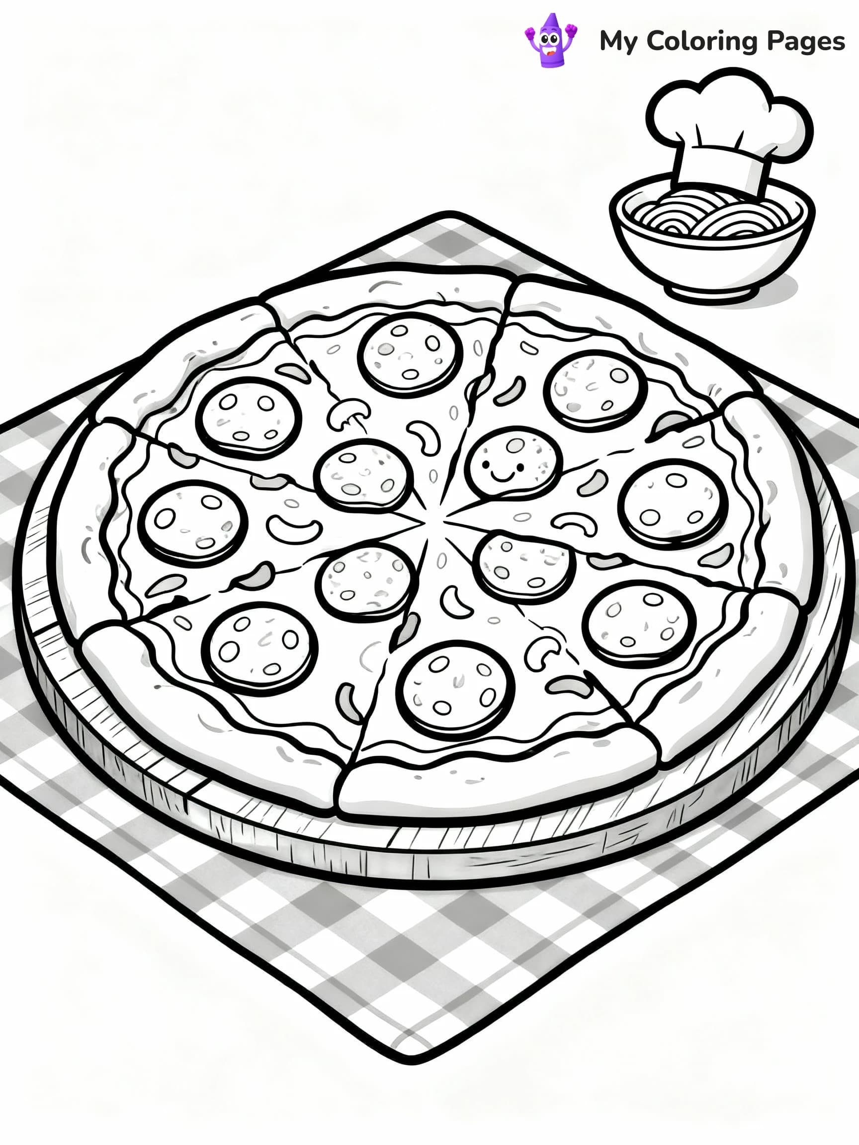 Pizza Coloring Pages - 6