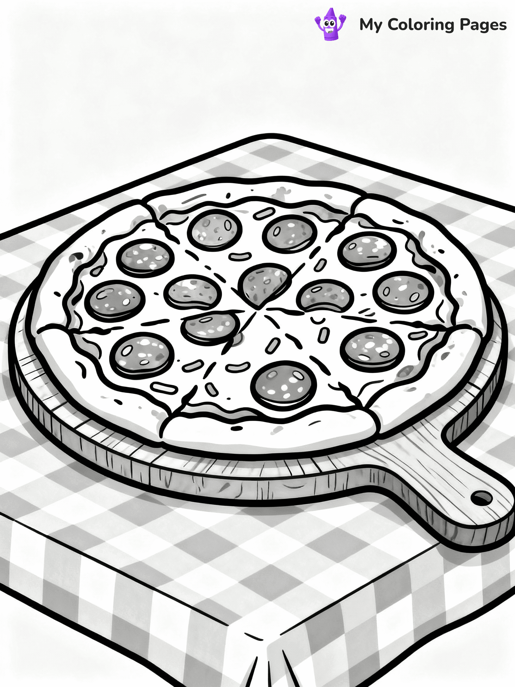 Pizza Coloring Pages - 5
