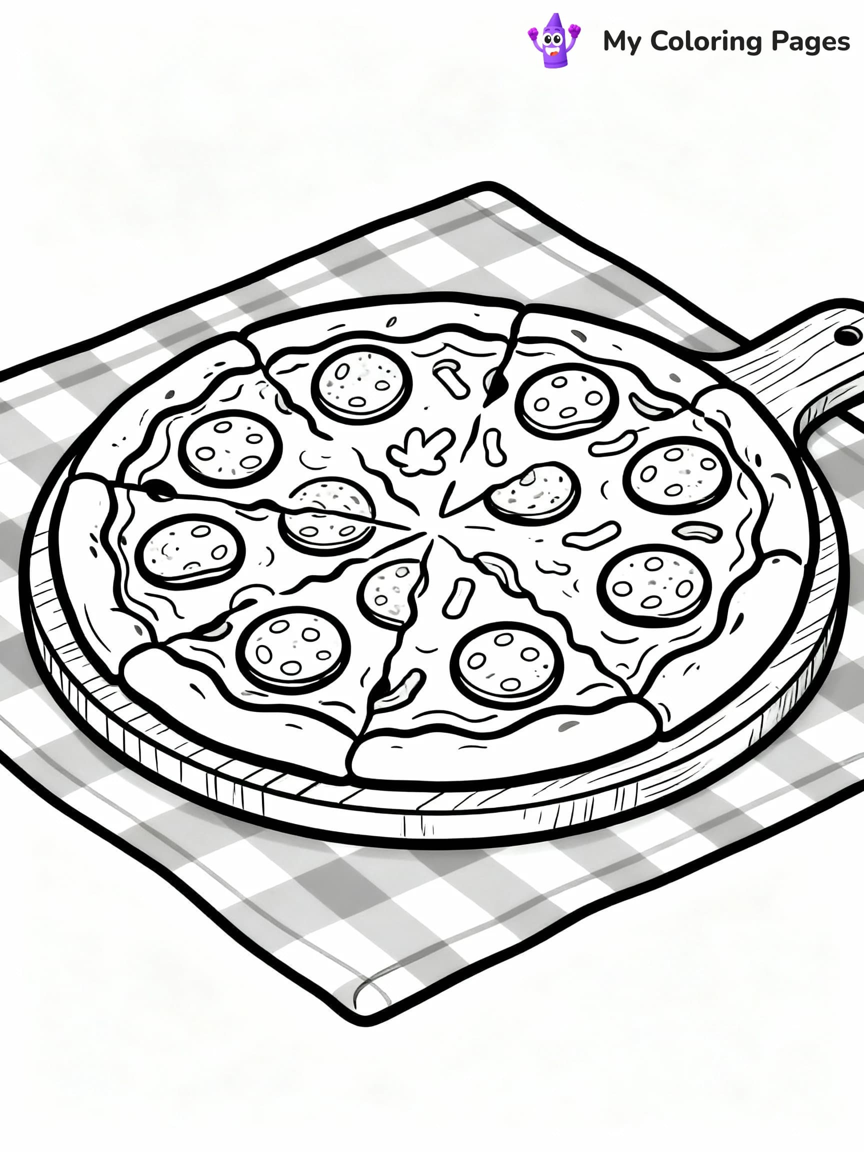 Pizza Coloring Pages - 4