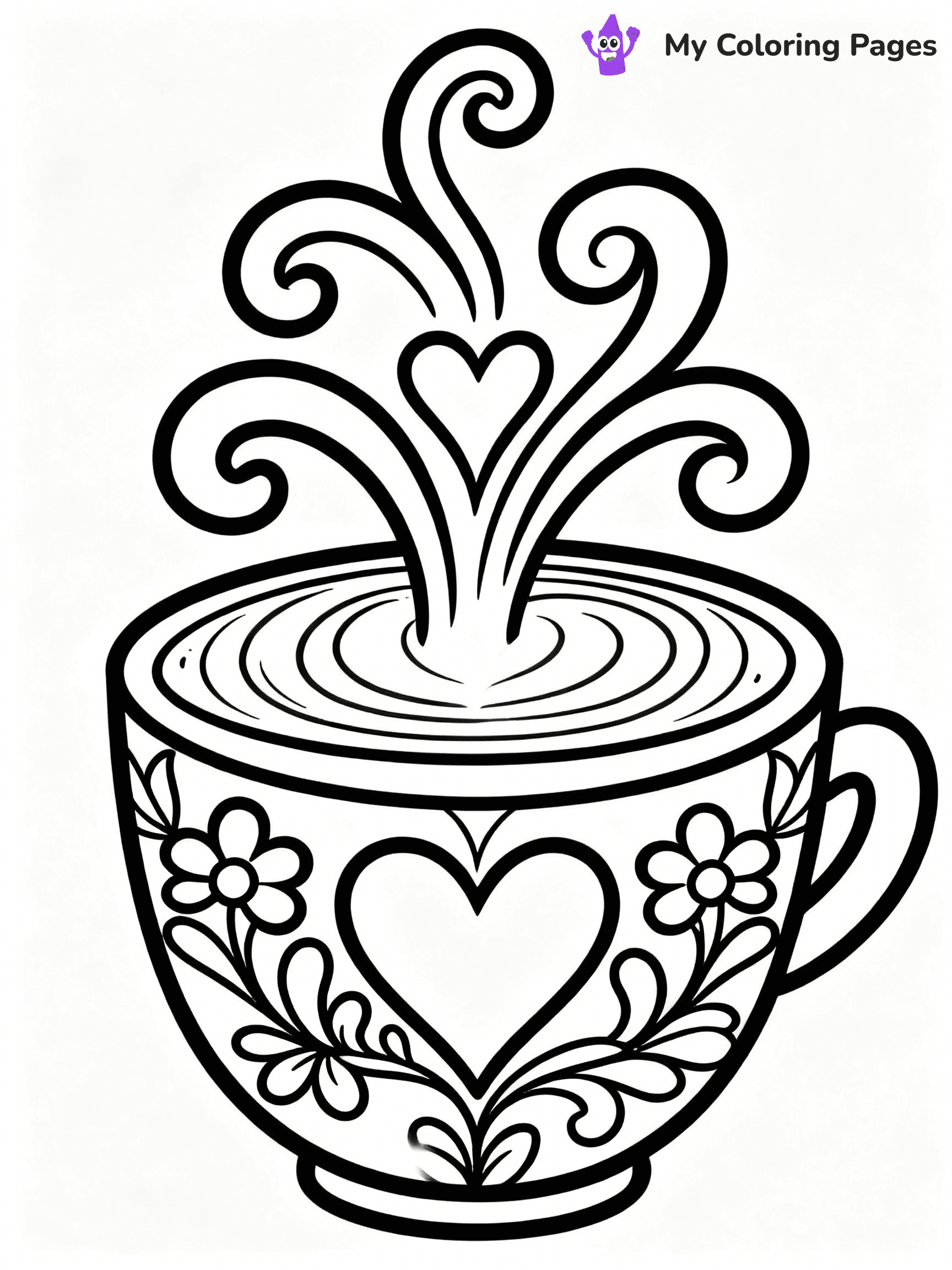 Coffee Coloring Pages - 30