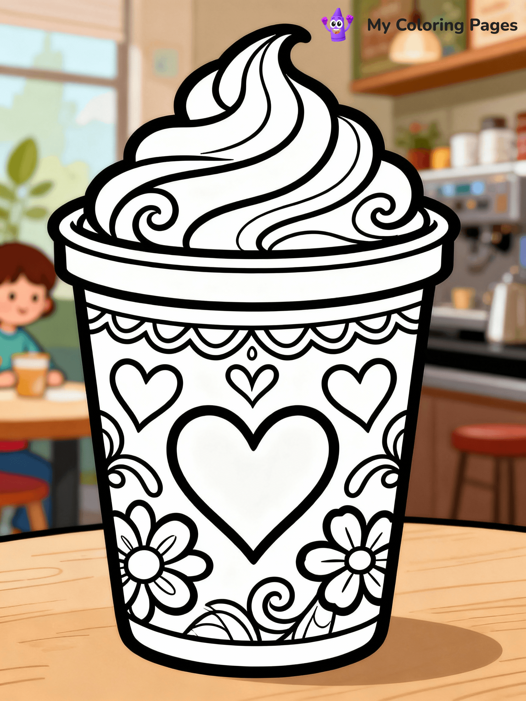 Coffee Coloring Pages - 29