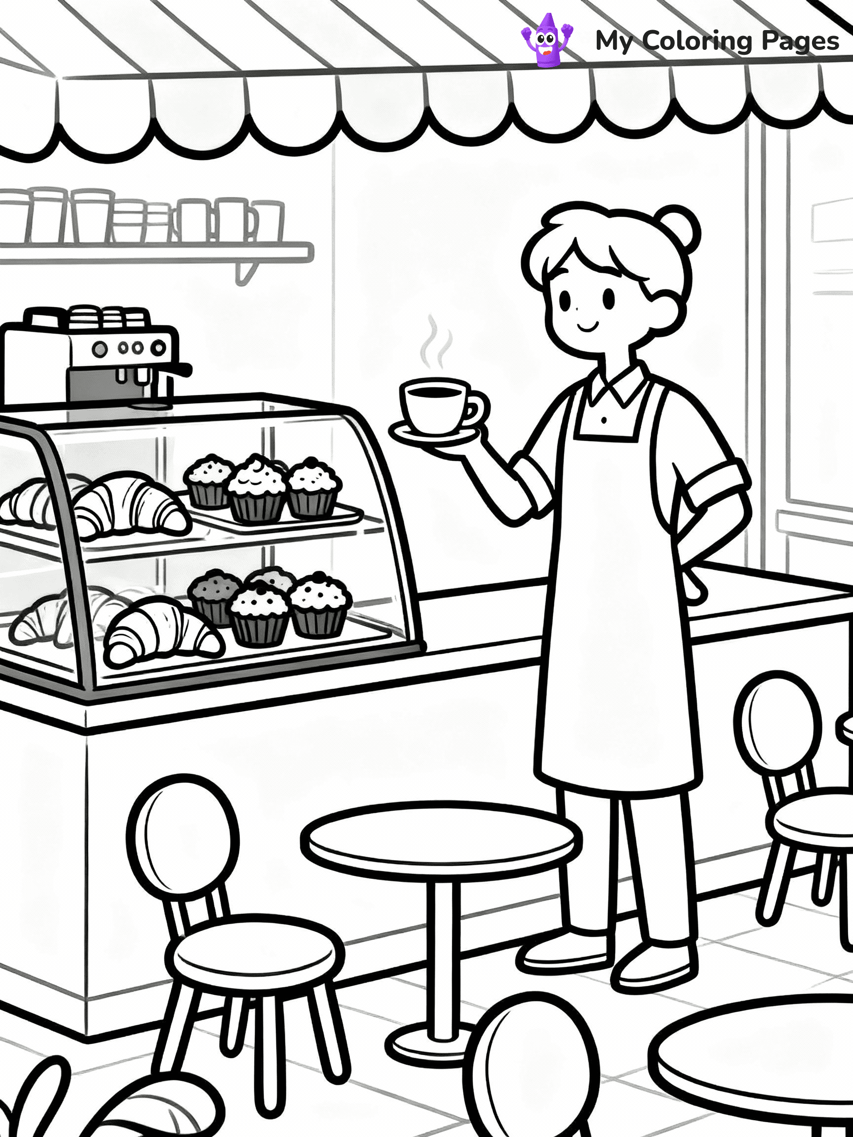 Coffee Coloring Pages - 24