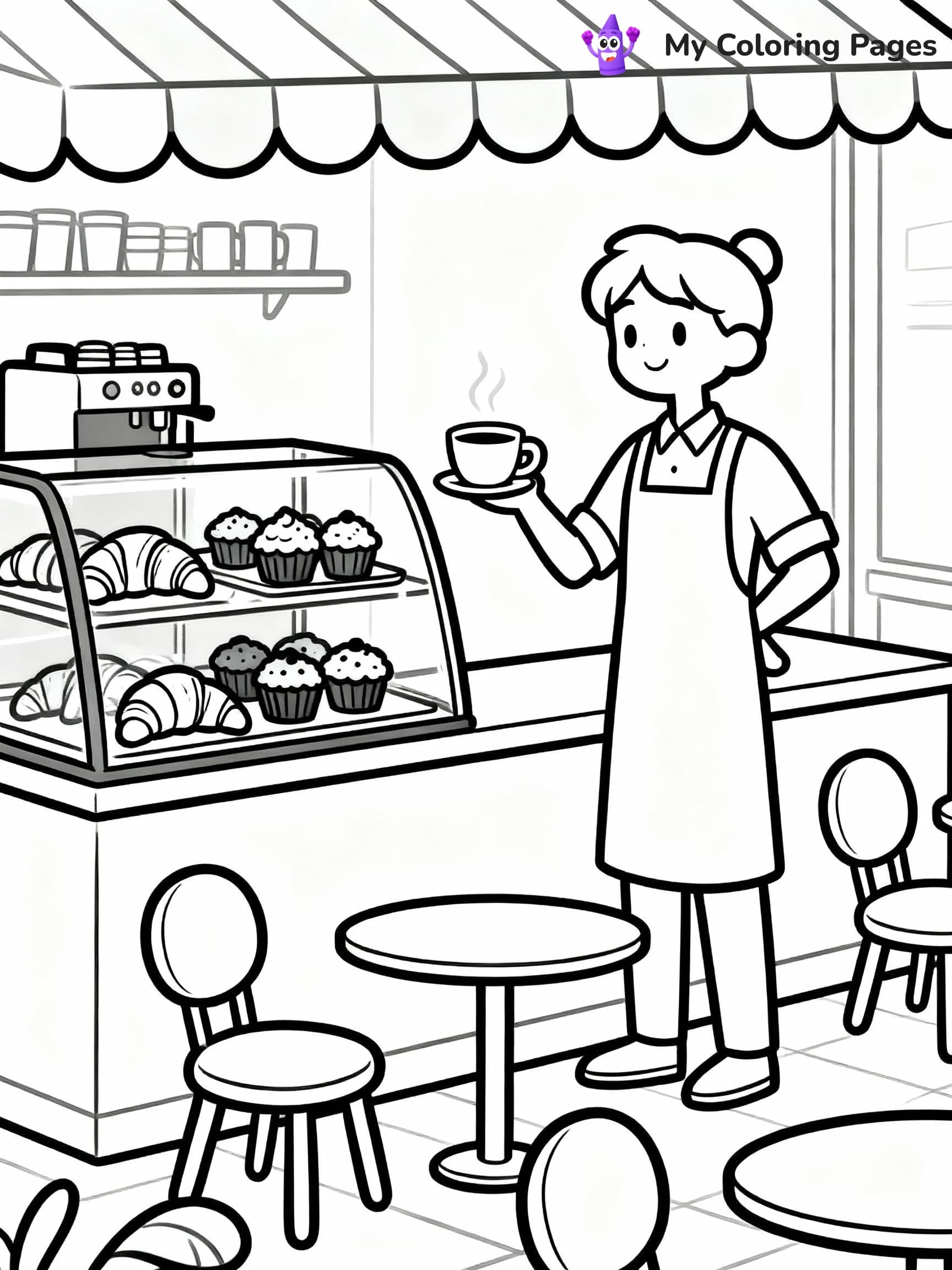 Coffee Coloring Pages - 24