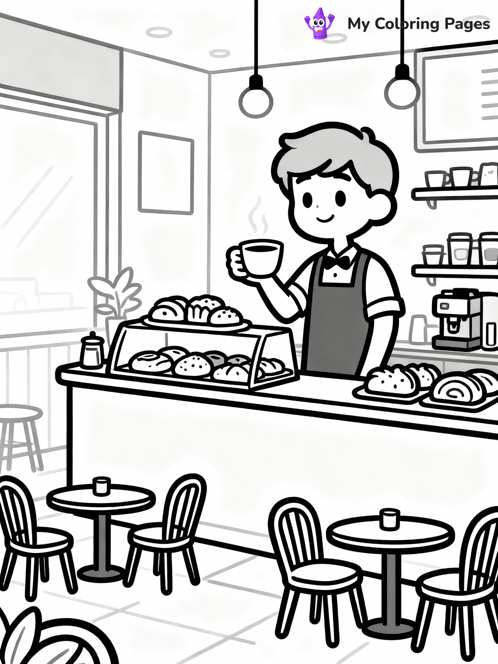 Coffee Coloring Pages - 23