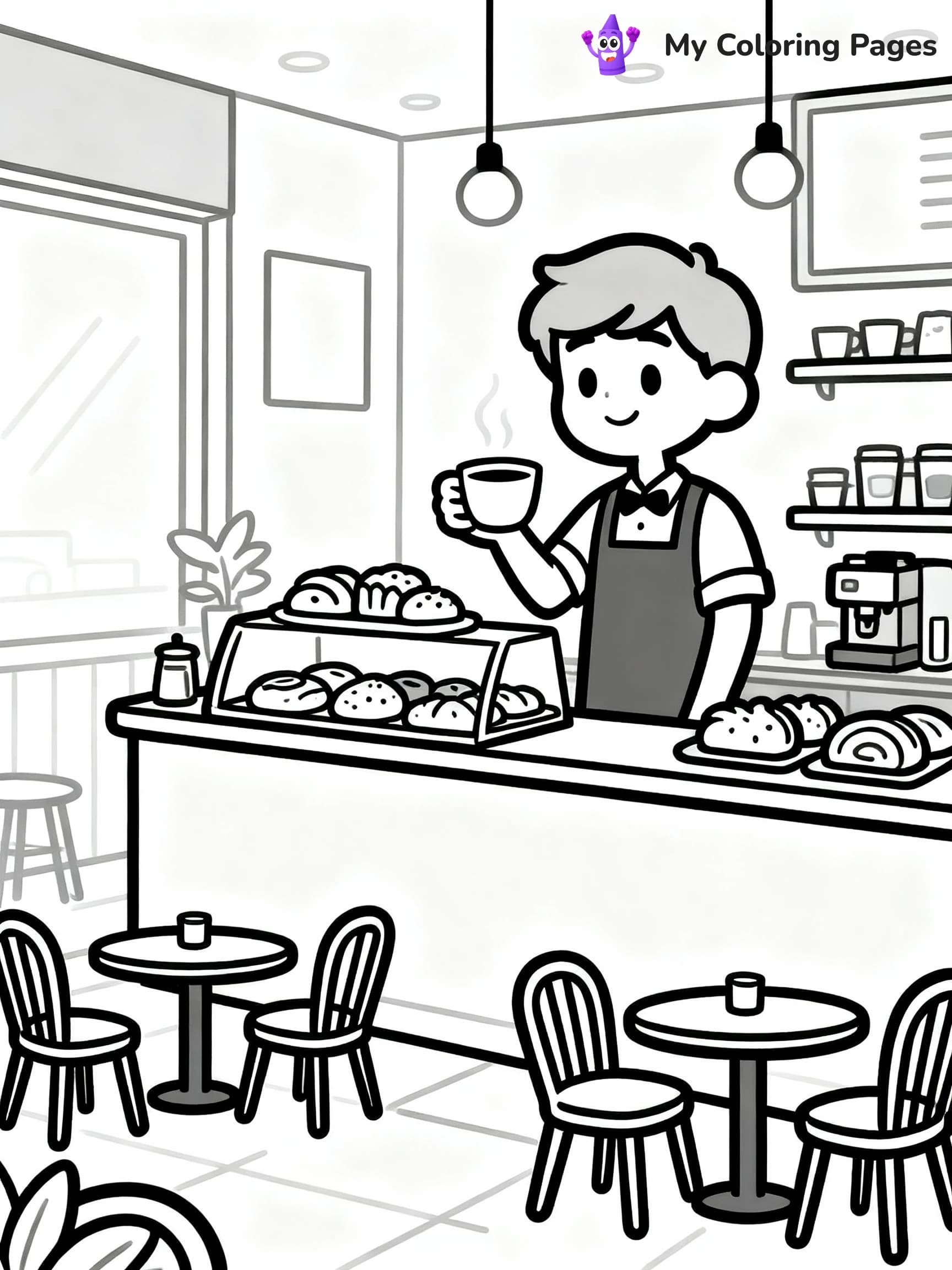 Coffee Coloring Pages - 23