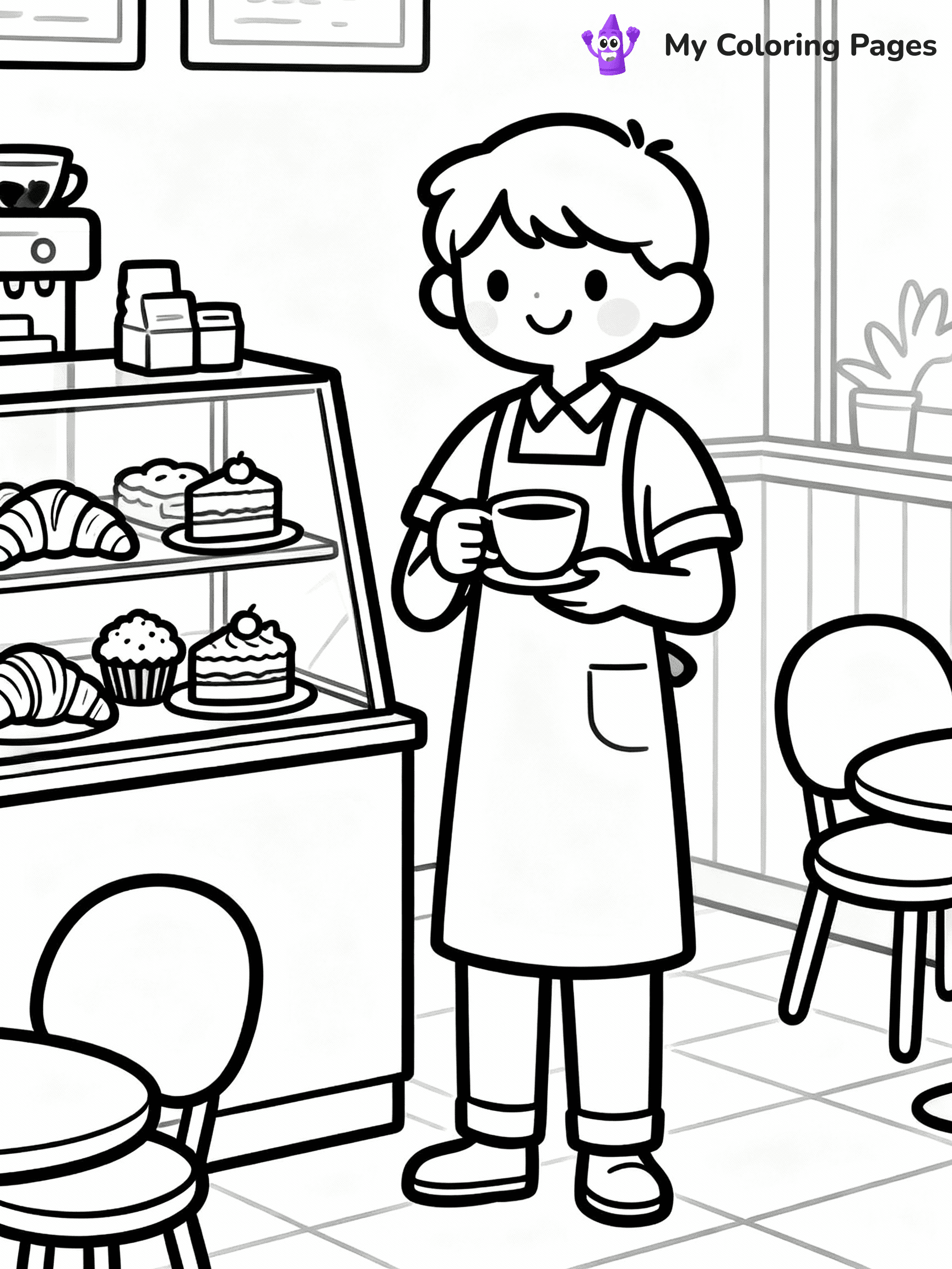 Coffee Coloring Pages - 20