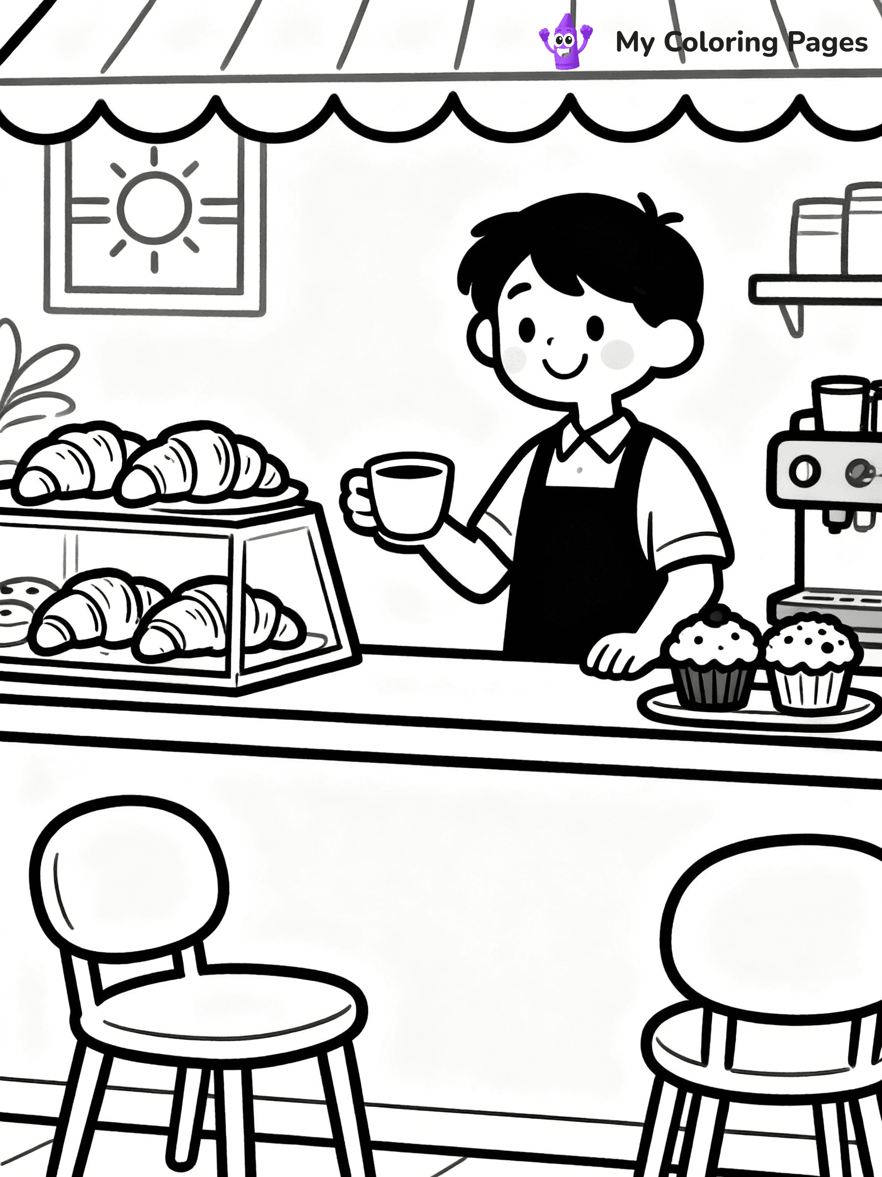 Coffee Coloring Pages - 19