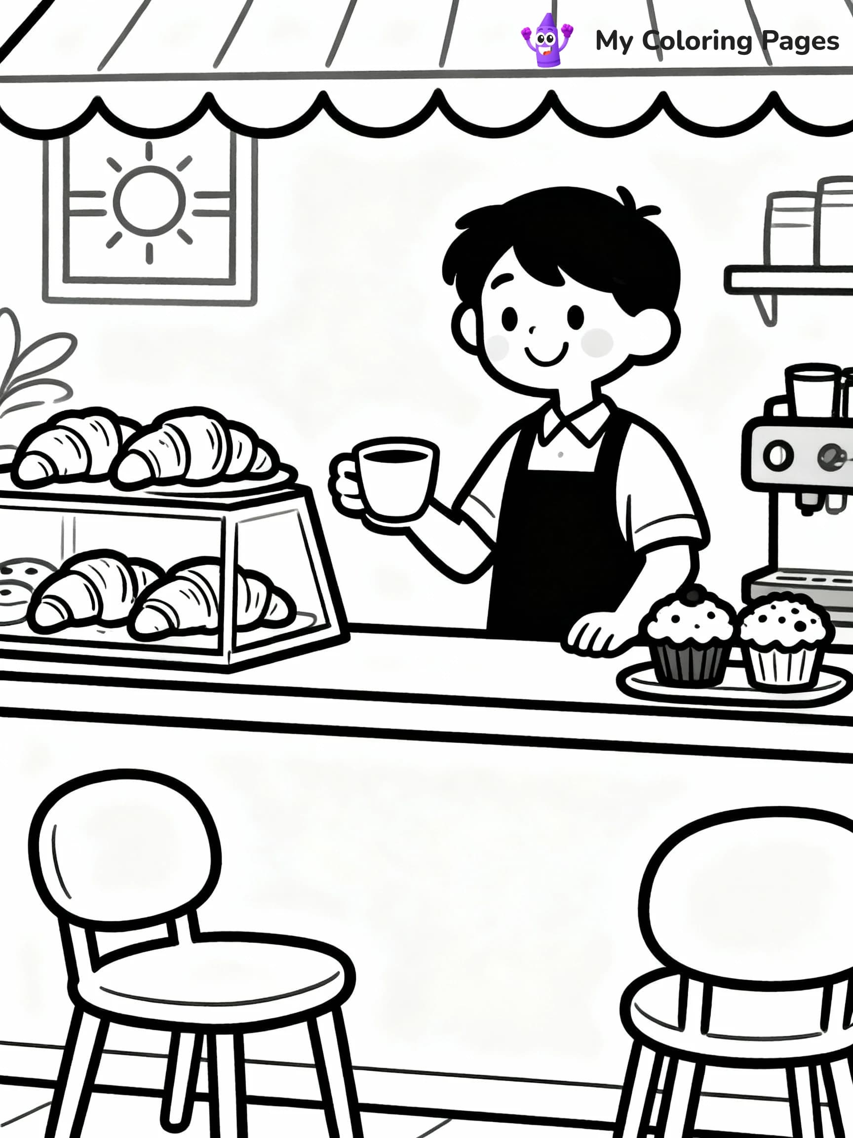 Coffee Coloring Pages - 19