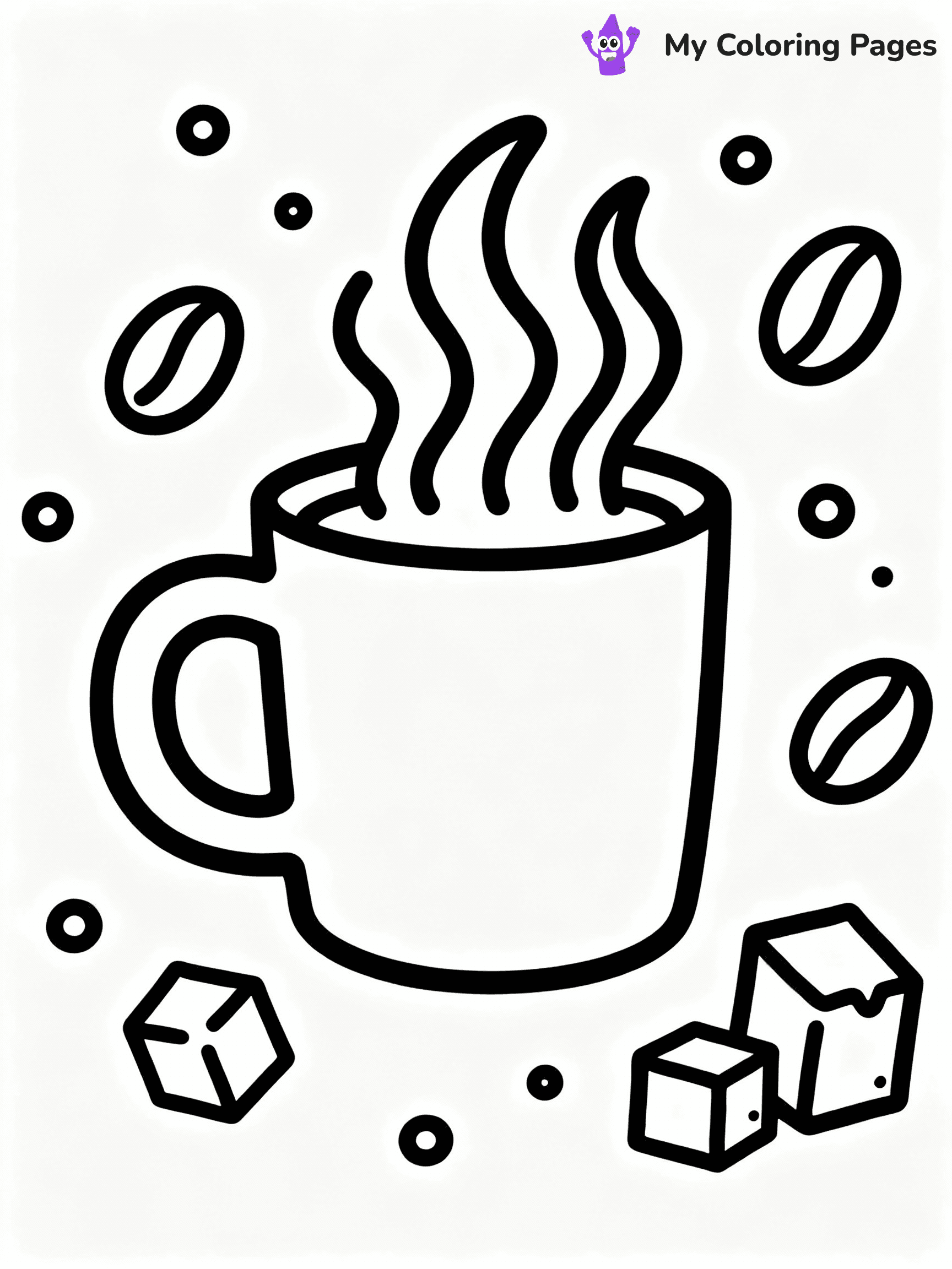 Coffee Coloring Pages - 17