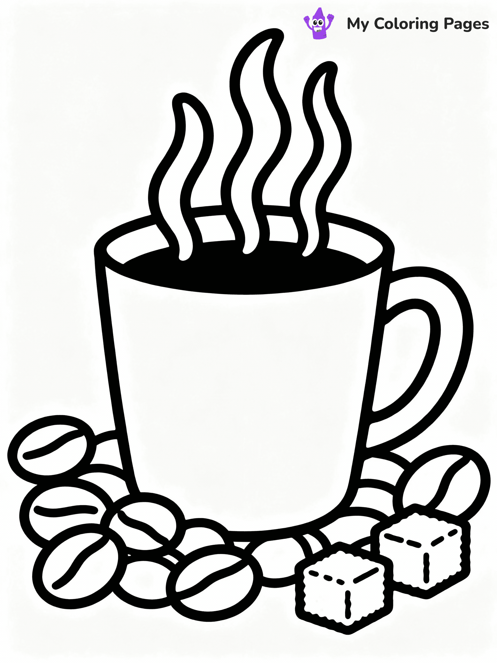 Coffee Coloring Pages - 14
