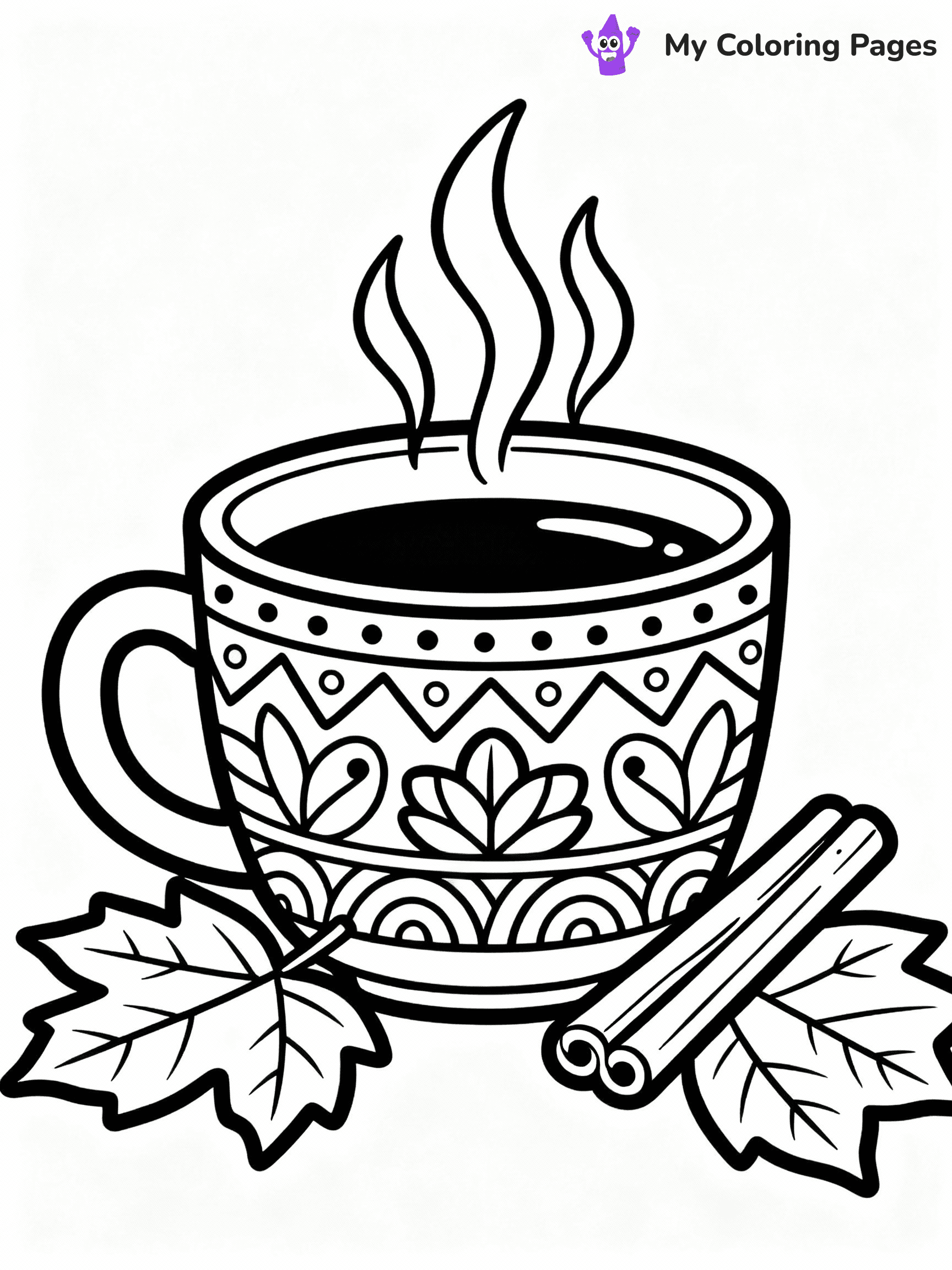 Coffee Coloring Pages - 2
